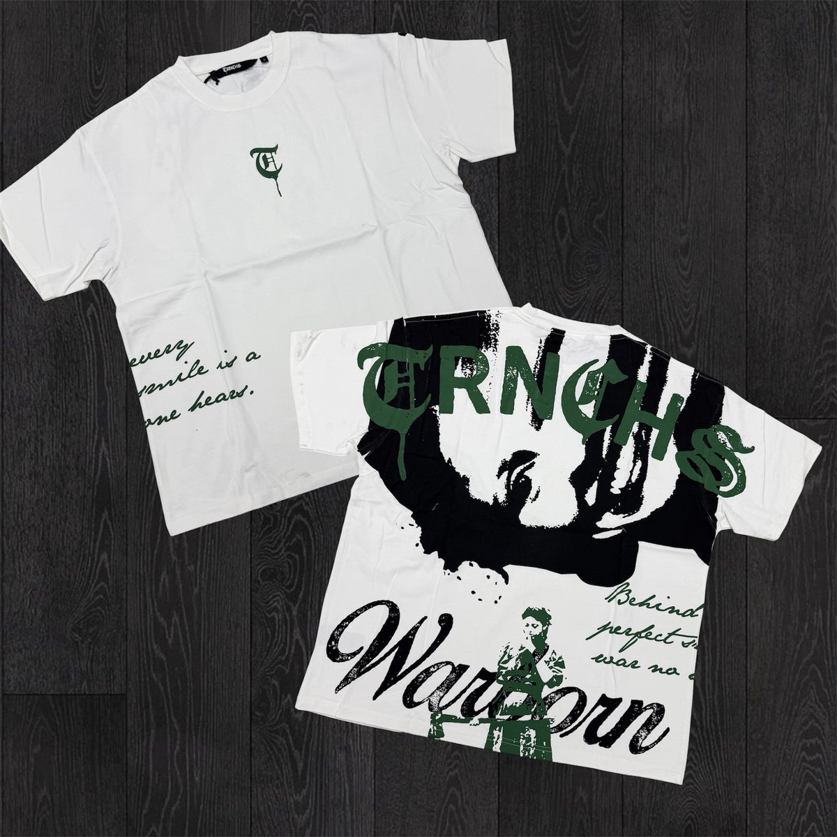 Trnchs - Warborn Tee - White 6049