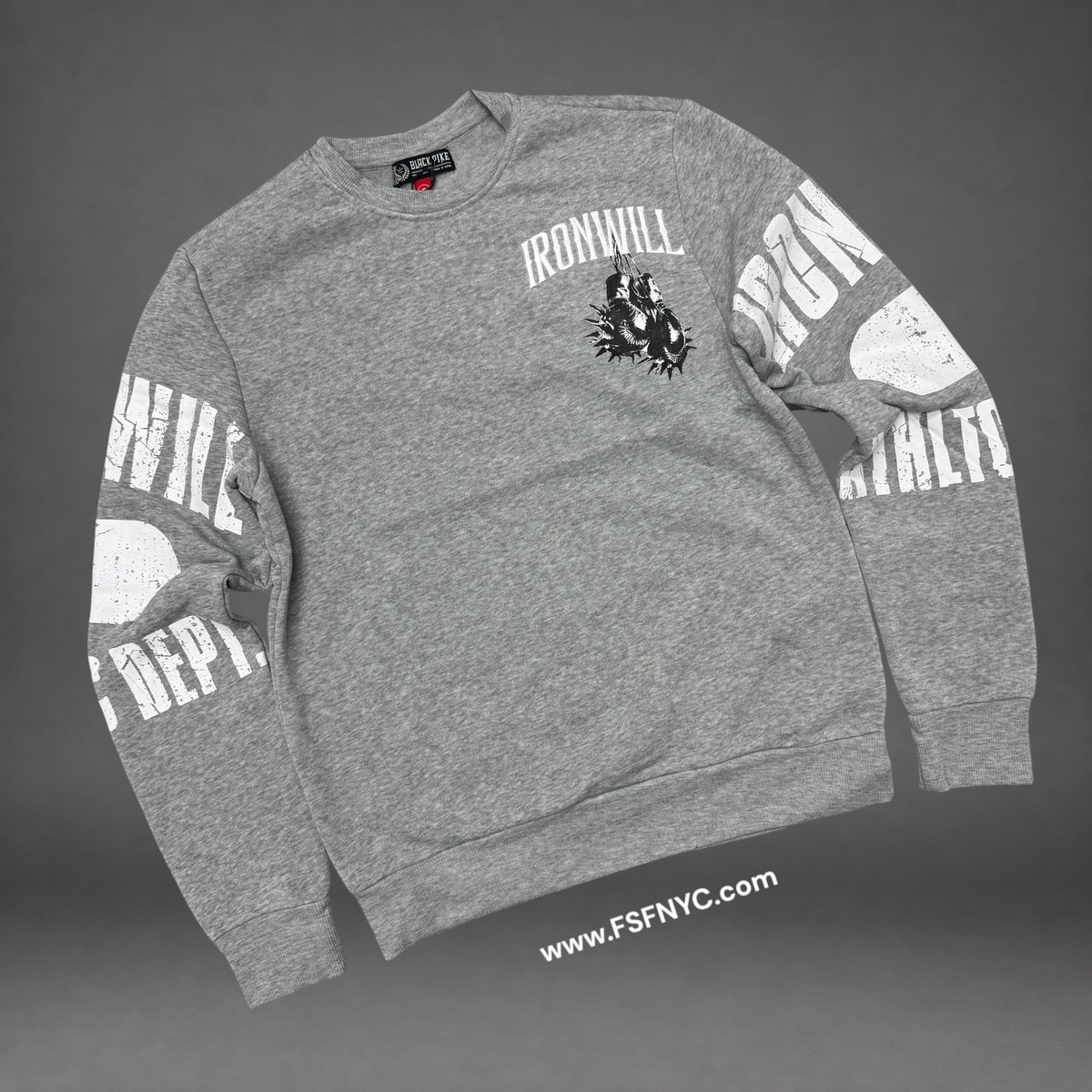 Pike - Iron Crew Sweatshirt - Grey - 2611