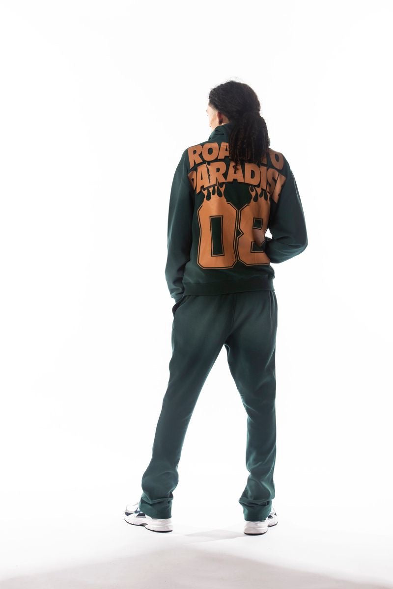 Civil Stacked Road To Paradise Sweat Suit Pine Green 6114 6113