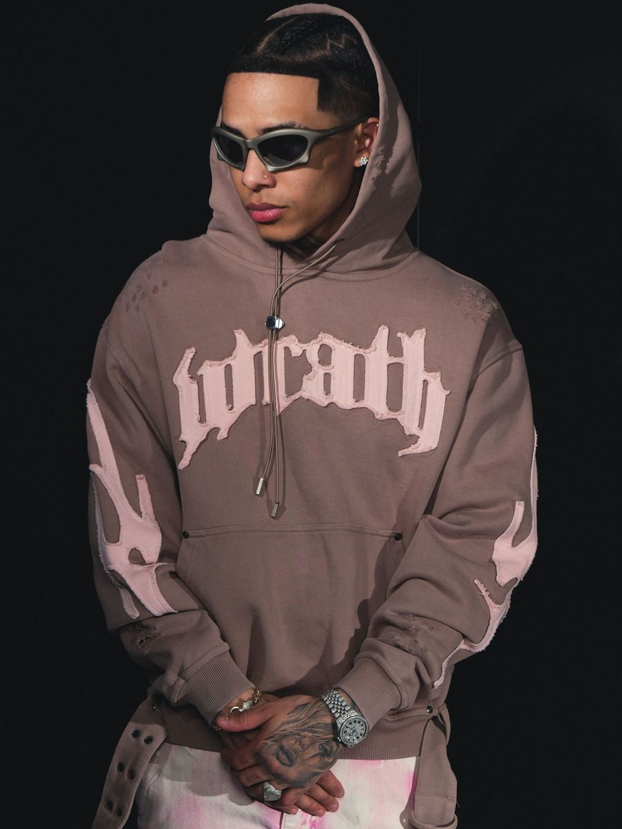 WRATHBOY - OPIUM wrath Belt  Hoodie - TAUP - 028A