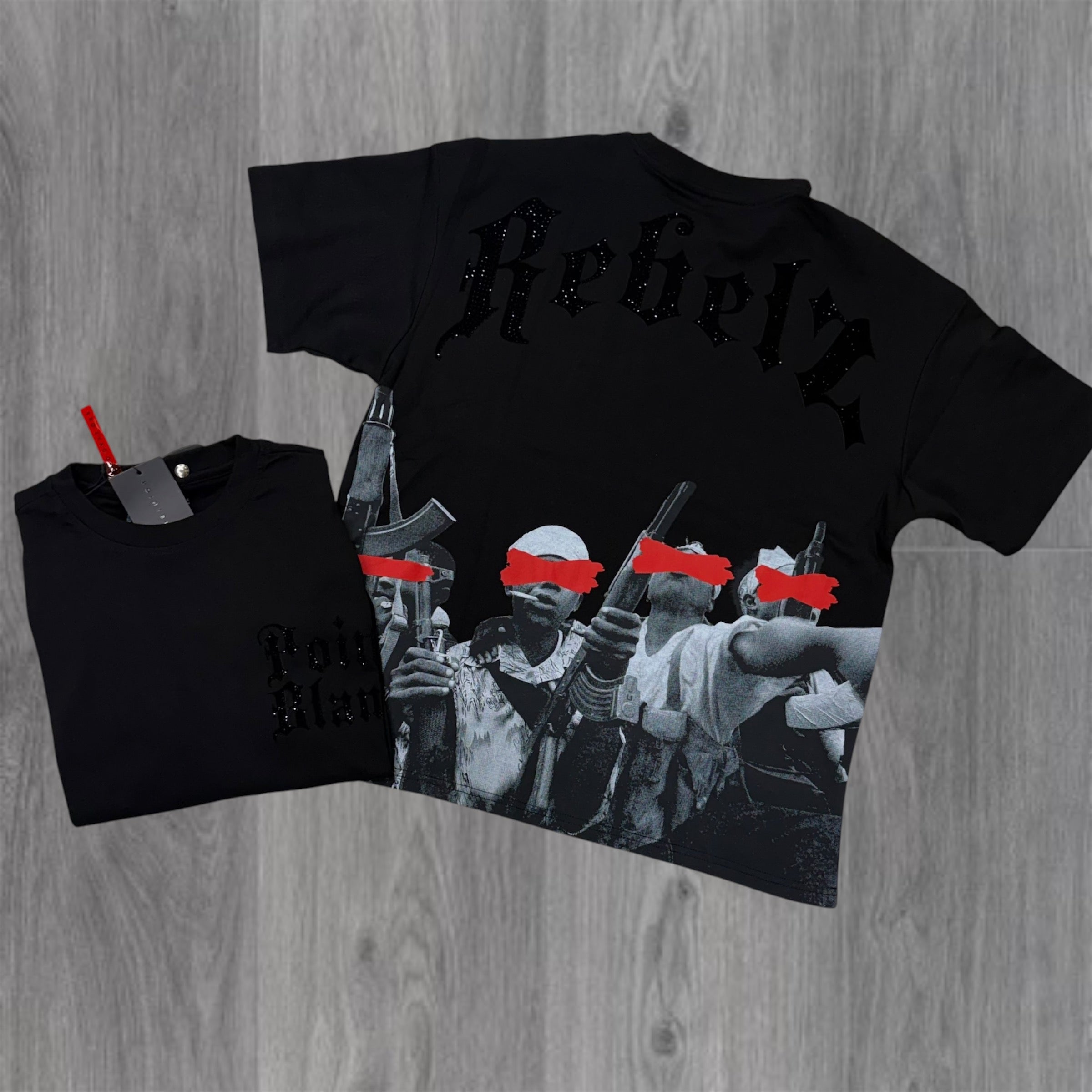Point - Rebelz Luxe T-Shirt - Black S01