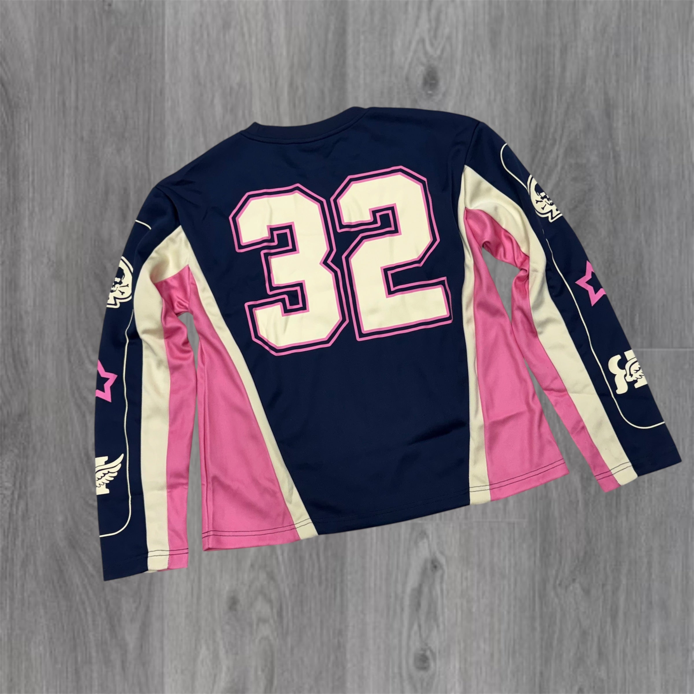 Rebel Motorsport Long sleeve Jersey-Navy -206