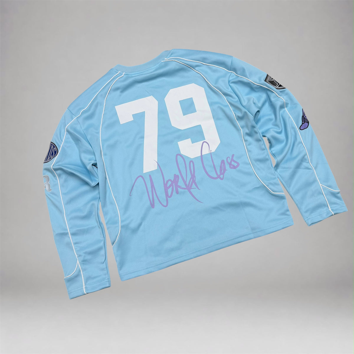 Rebel - Motorsport Long sleeve Jersey- Lt Blue 213