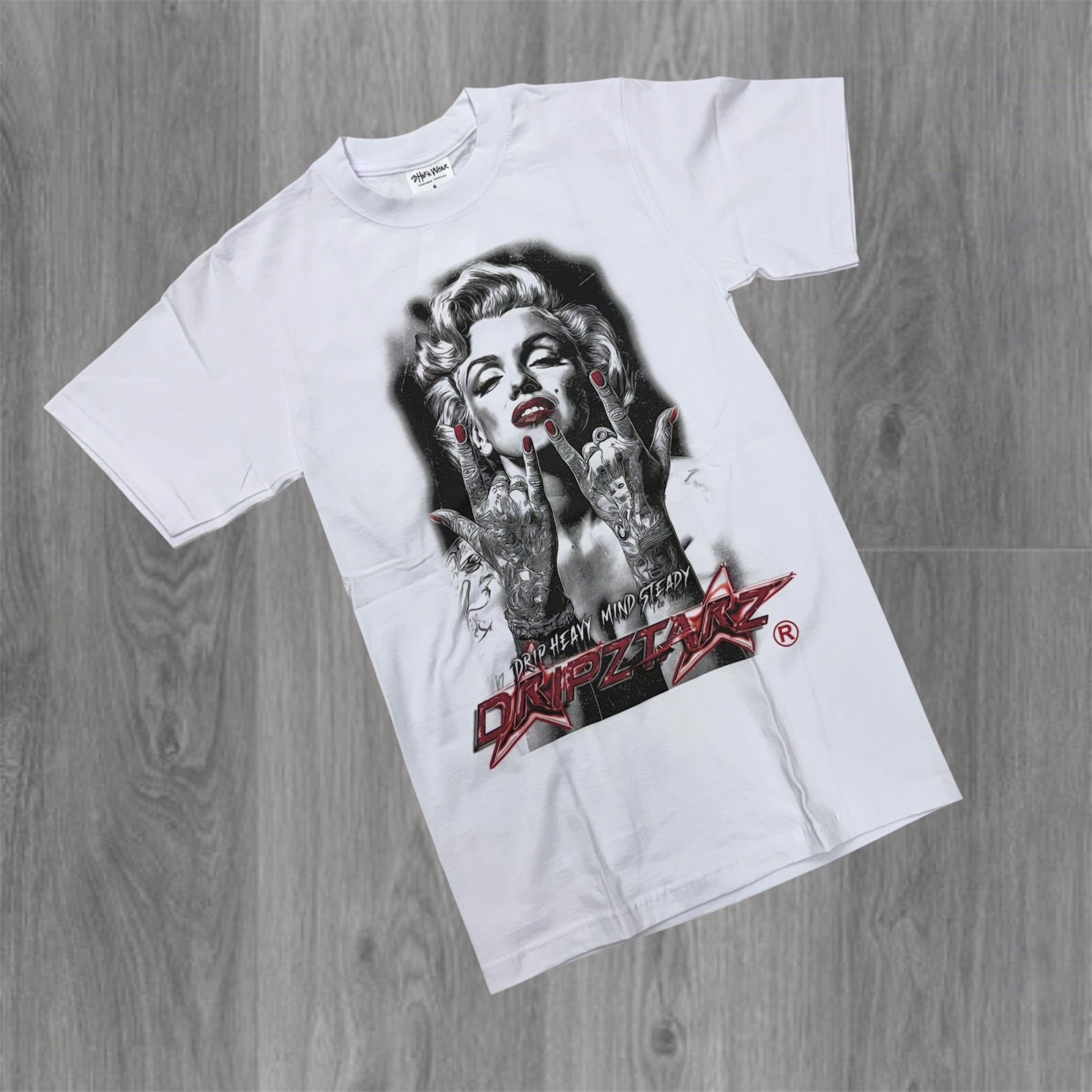 DRIPSTAR - Marylin Tee - White F149