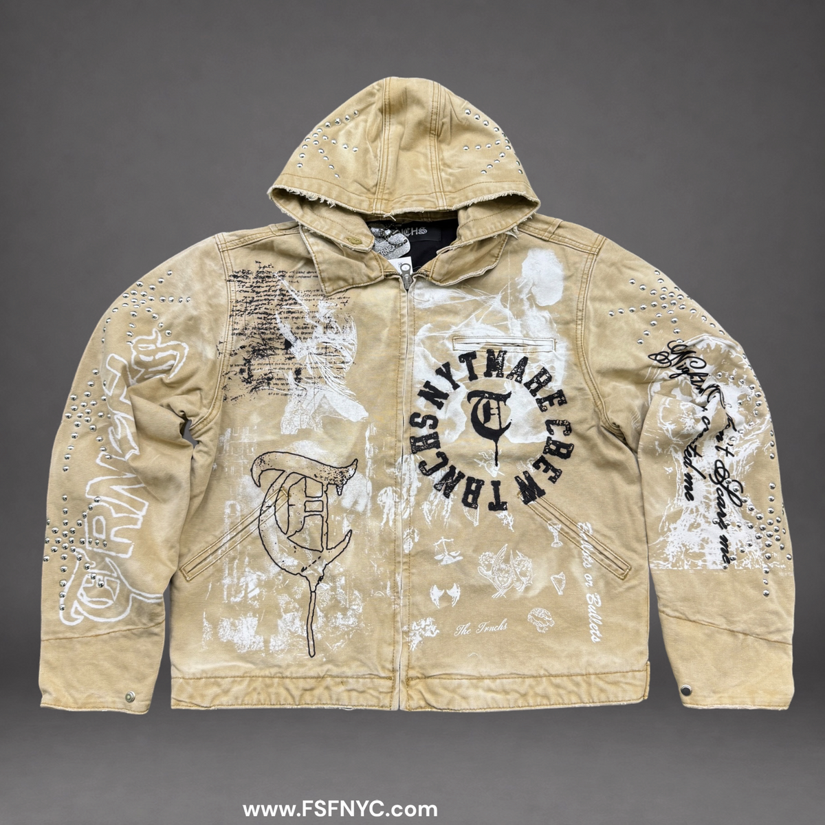 TRNCHS - Built By Blood Jacket - Khaki