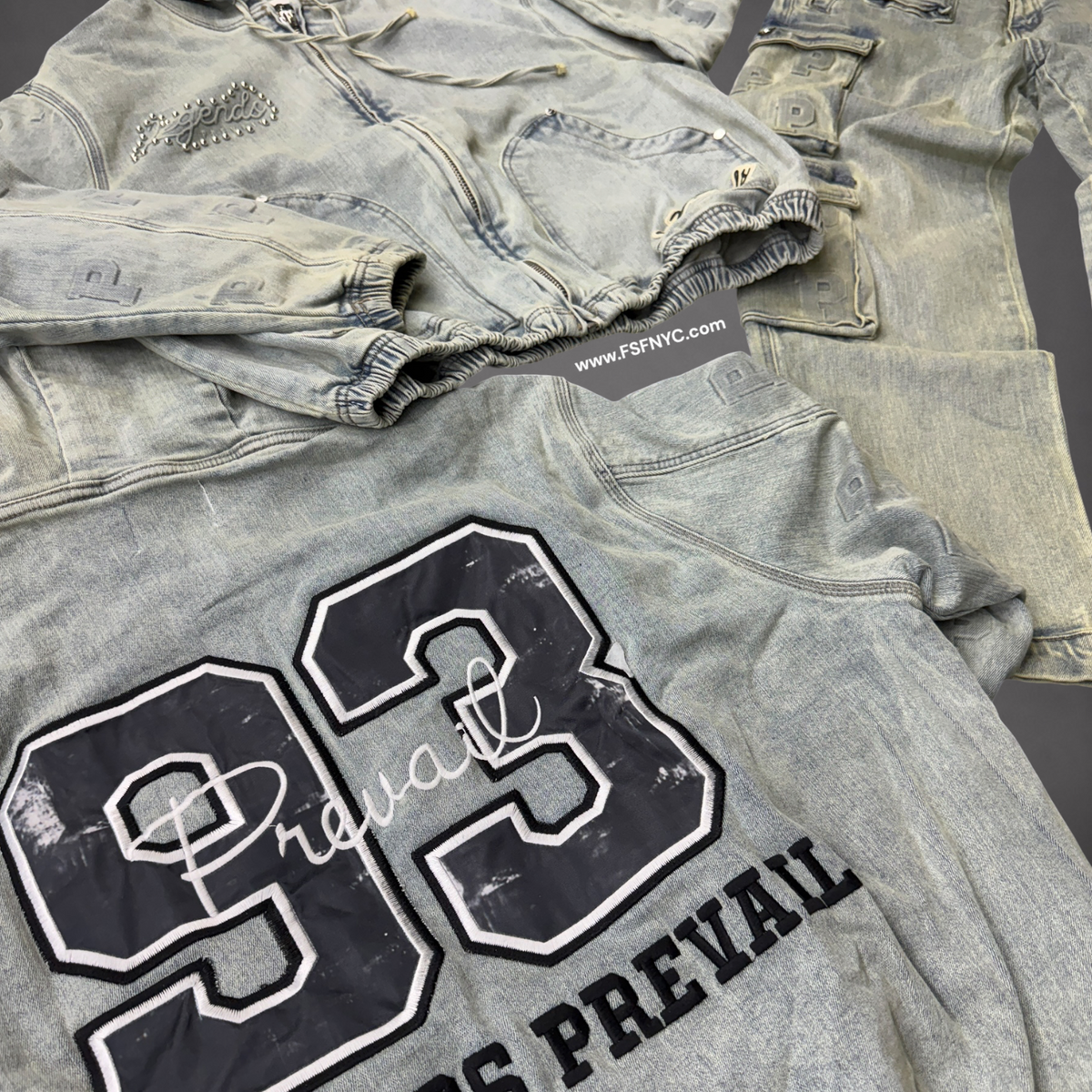 Prevail - LP Jean Set - Light Blue