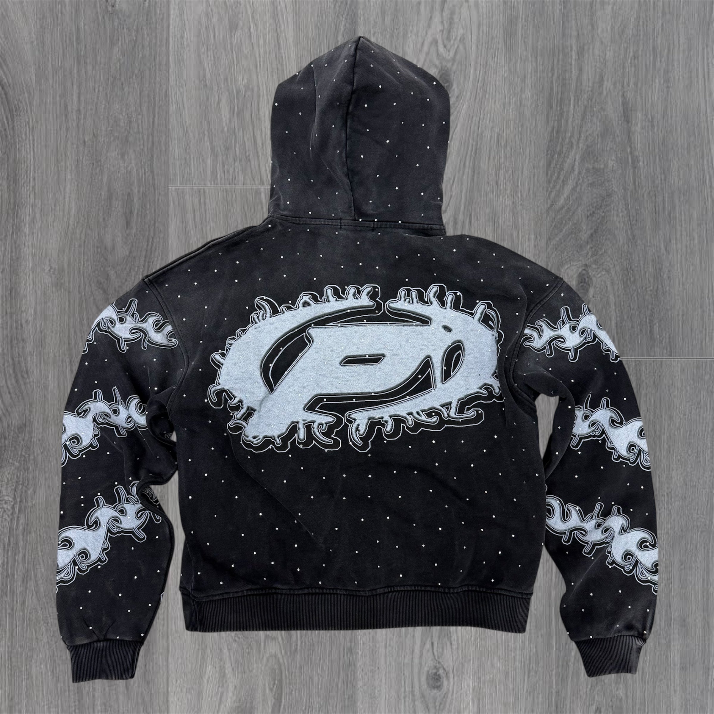 Prestige - Flames Hoodie - Black (Runs small, Go up 1 size)