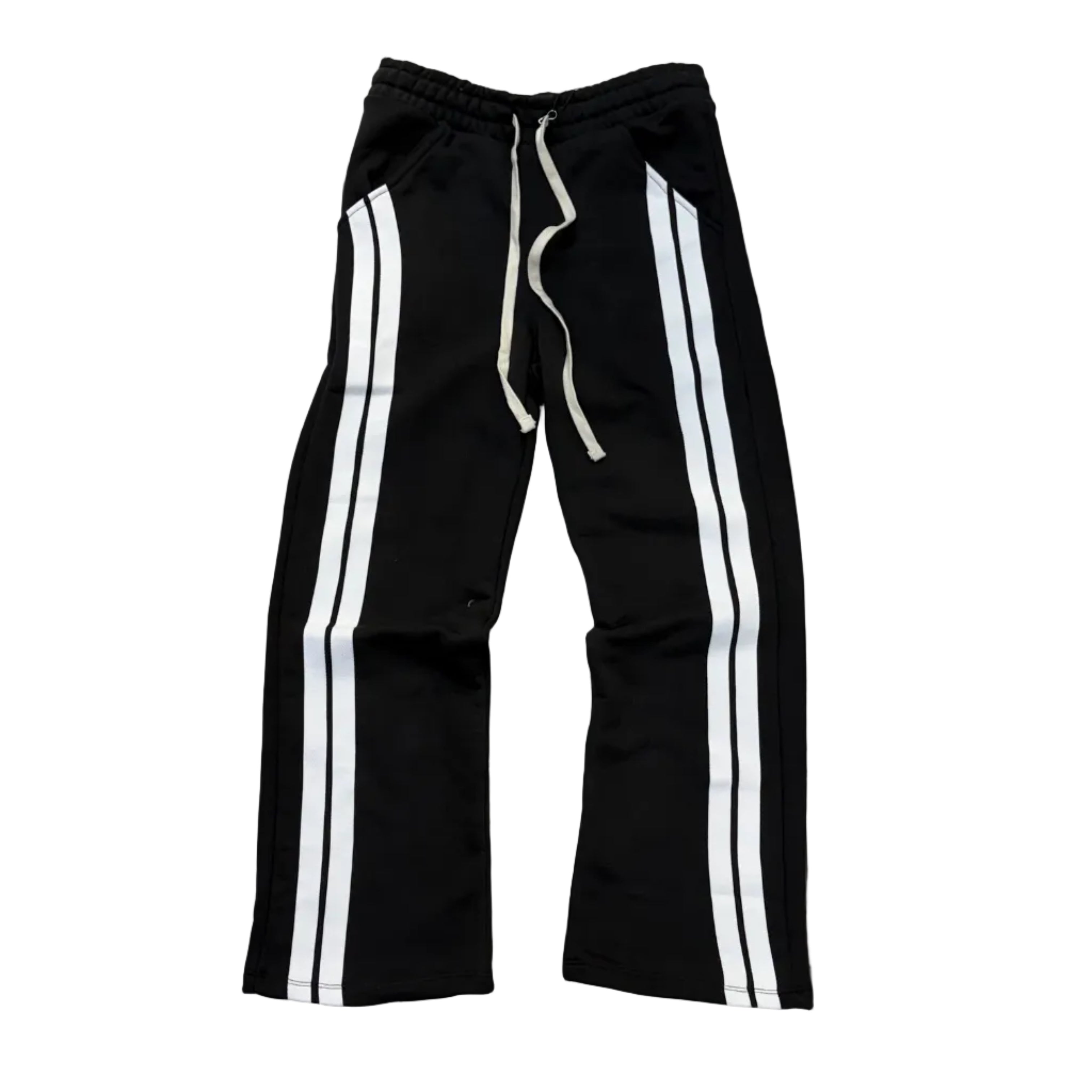 RFRM - Flare Stripe Sweatpants - Black
