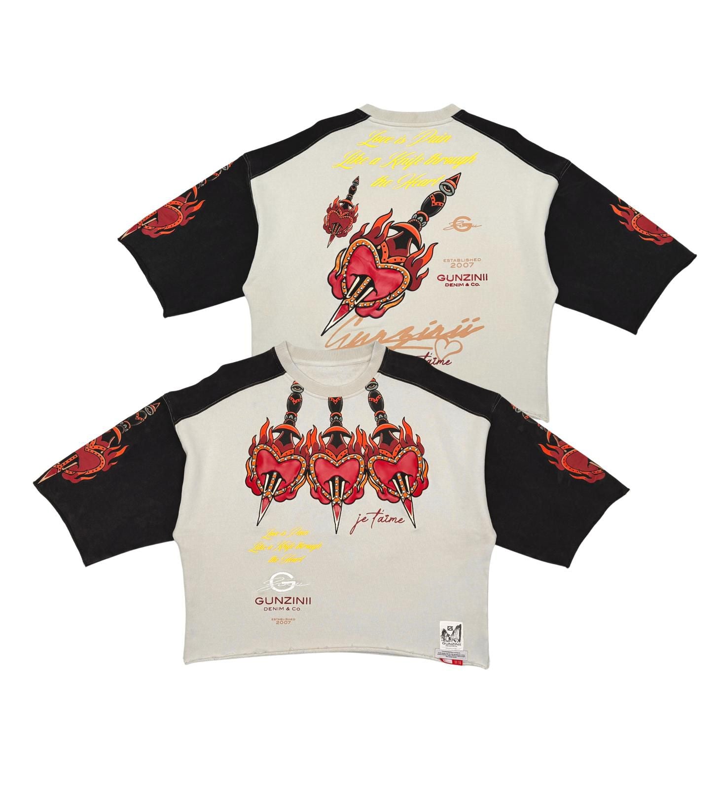 Gunzinii Pain Heavyweight T-shirt Sand GZ665