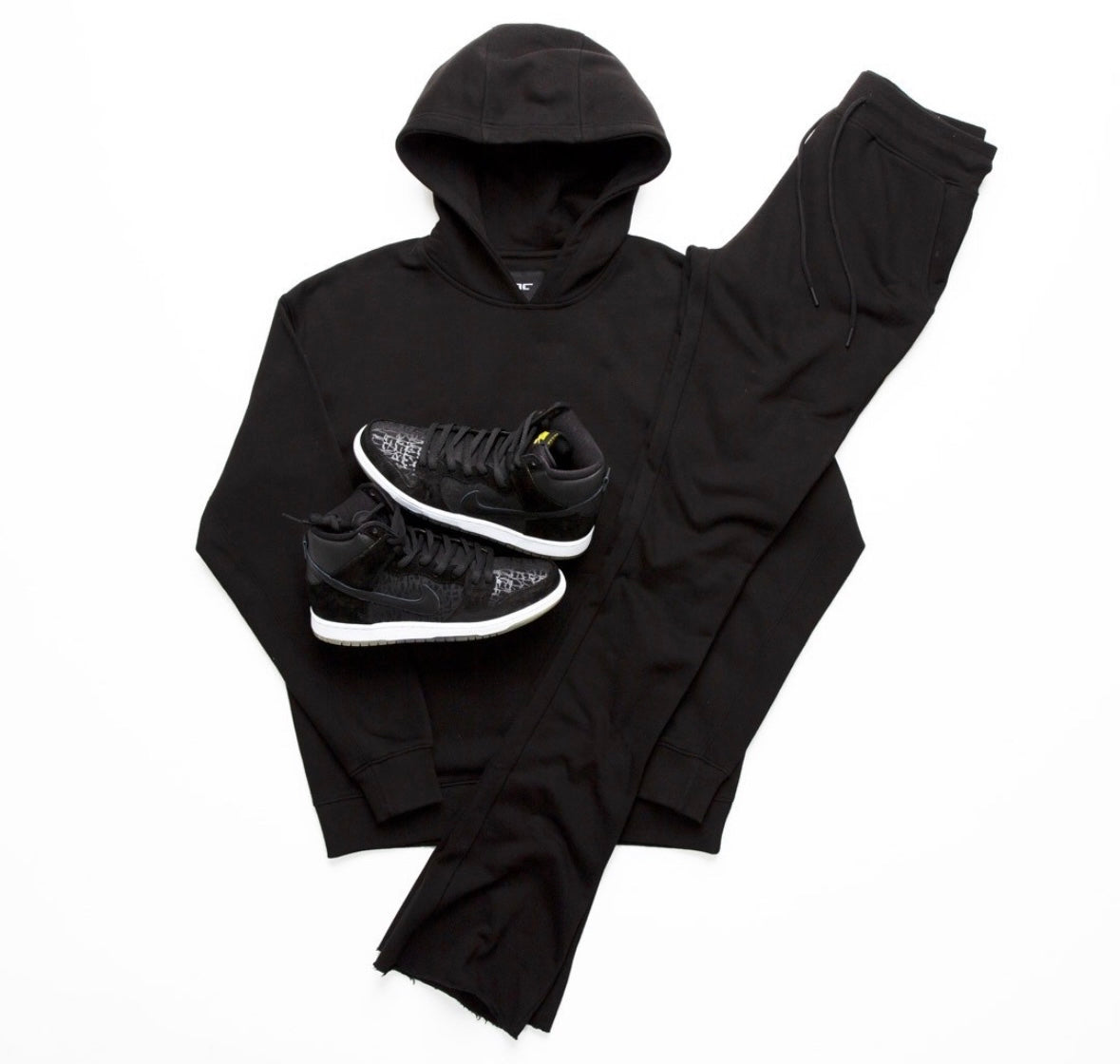 Jordan Craig Uptown Super Stack sweat suit BLACK 8821