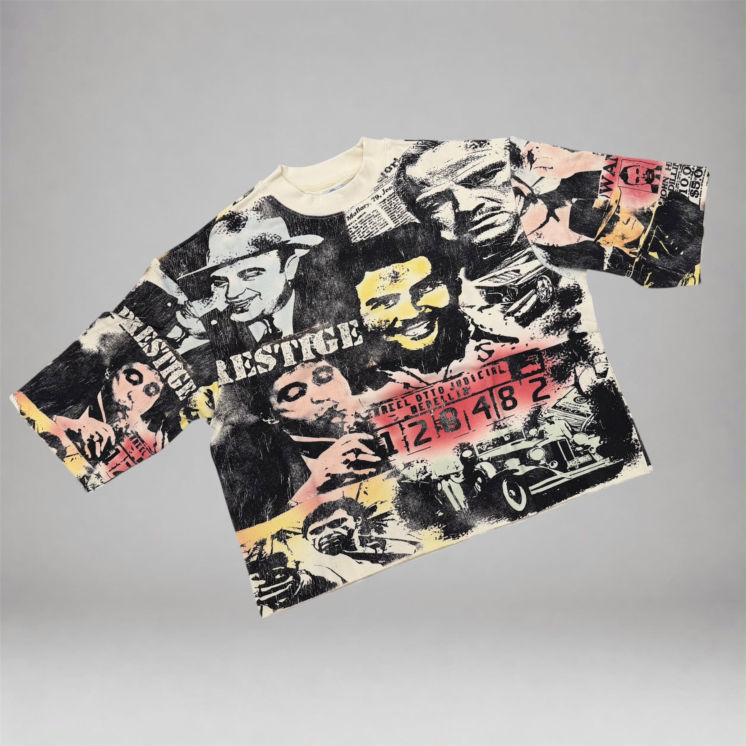 PRESTIGE - Mobsters Cropped Tee - Multi