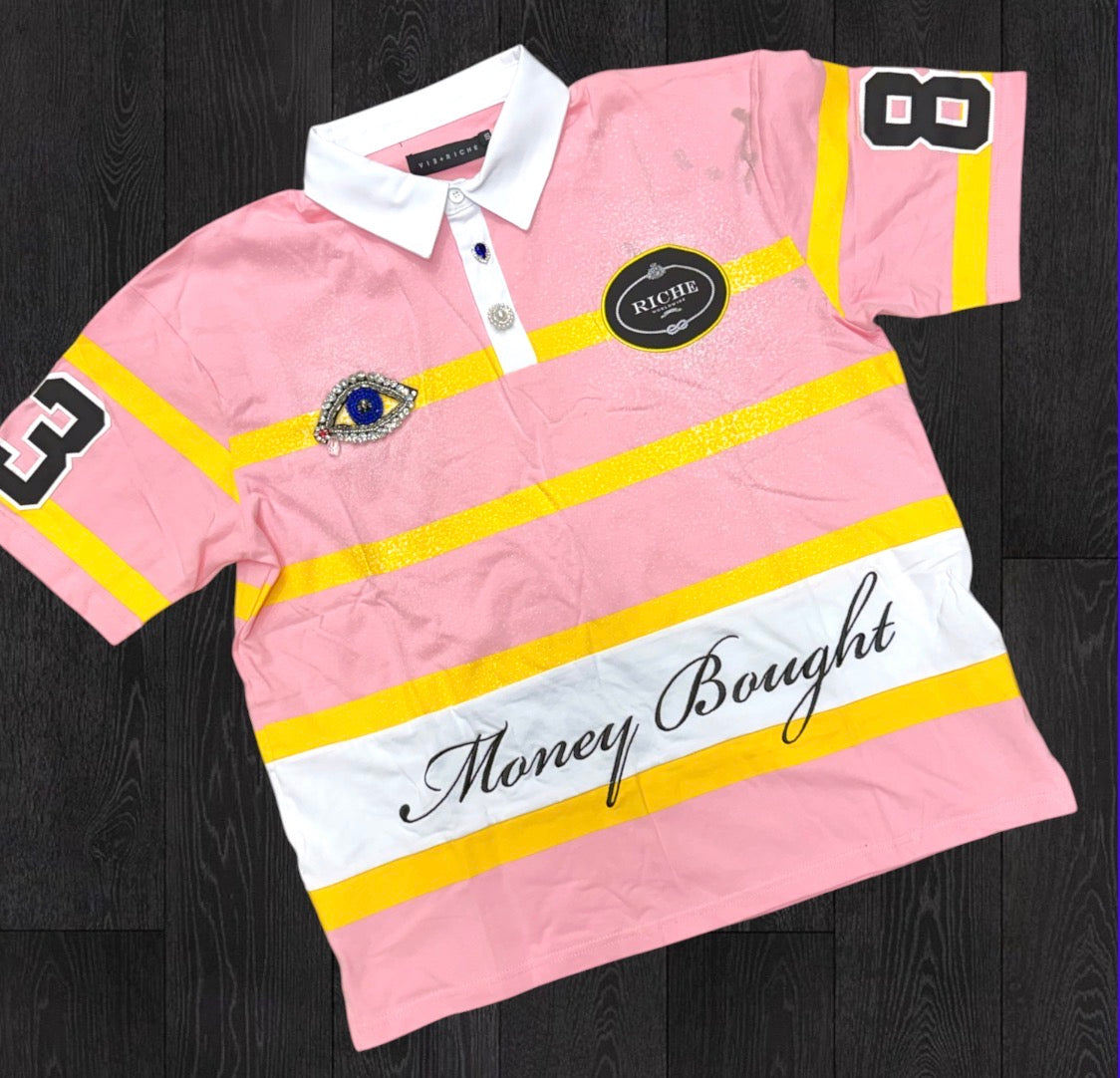 VR - Rugby Polo - Pink - 2028