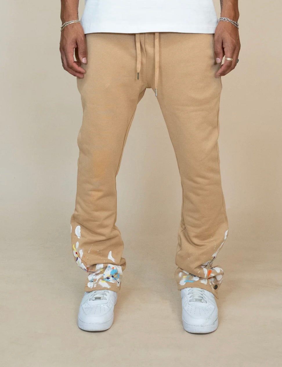 EPTM Stacked Snap Splatter Swests Khaki