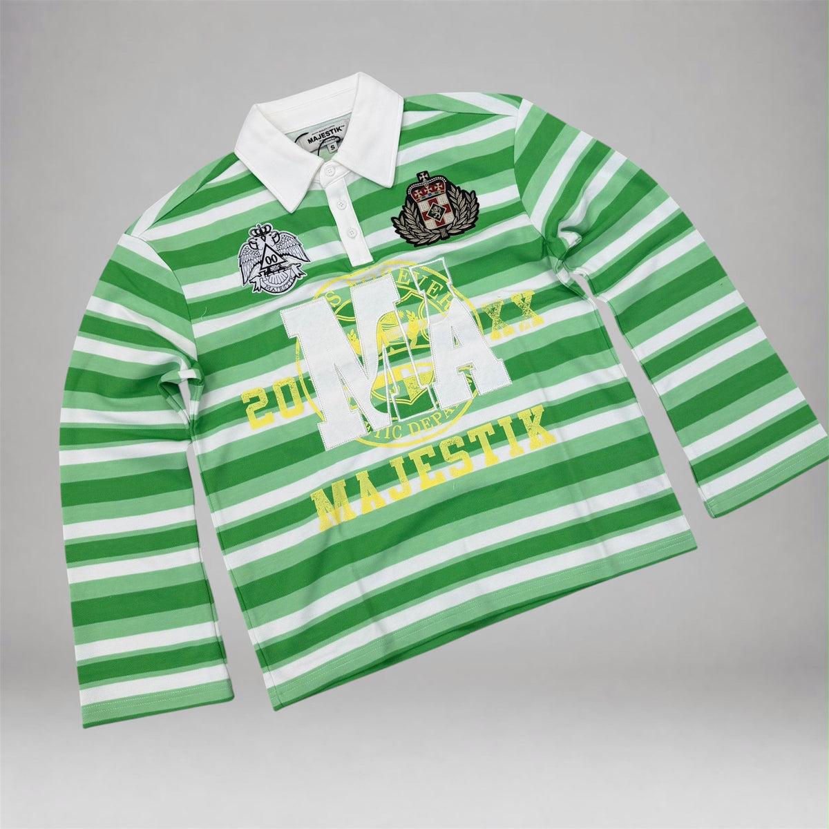 MJSTK - LS Polo Embroidery - Green - 26824