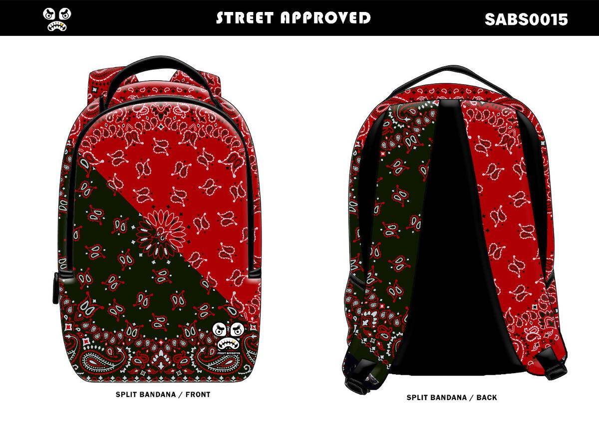 Approved Backpack split Paisley