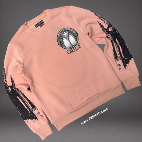 Pike - Grace Crew Sweatshirt - Lt Pink 2610