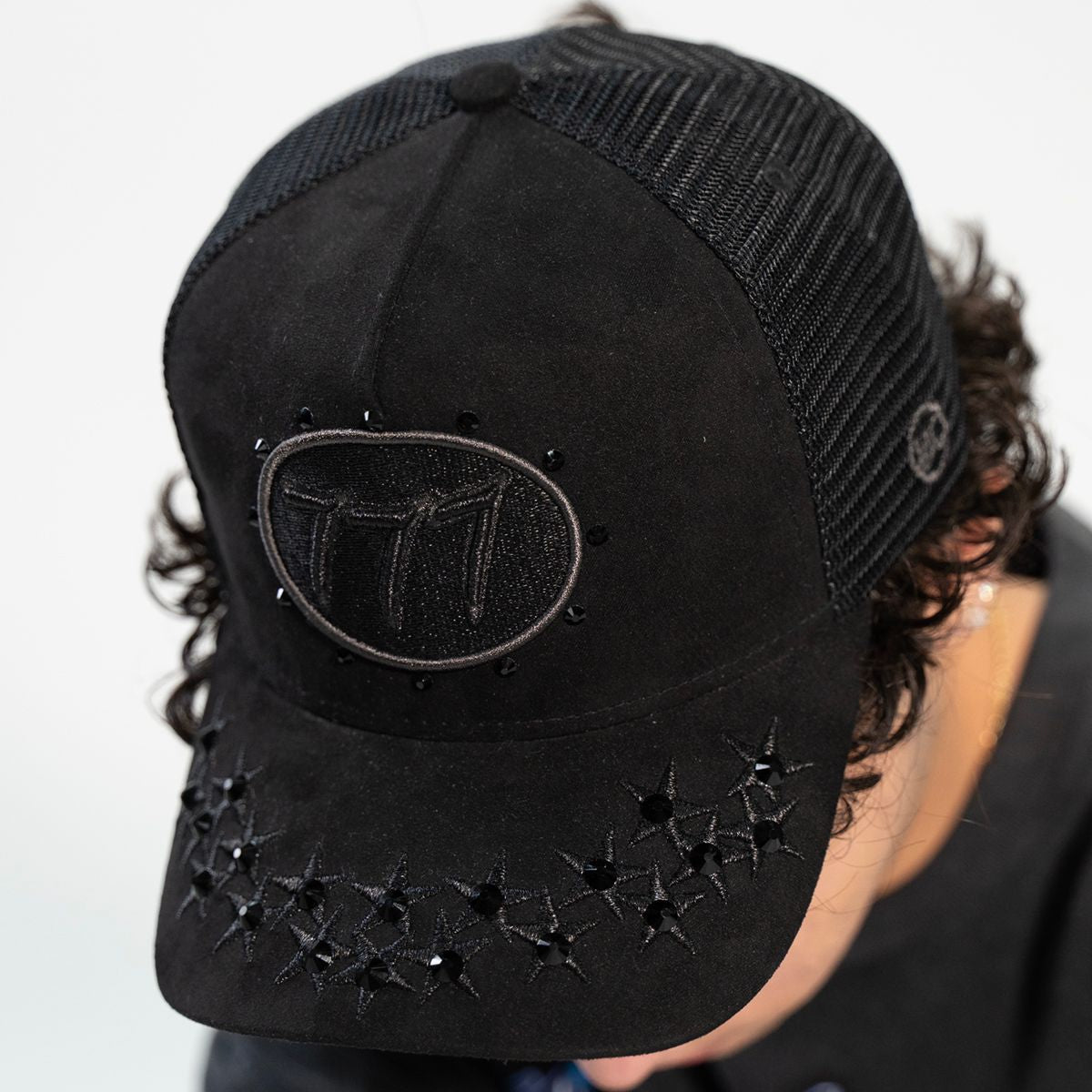 Hudson - 777 Circle Trucker hat - Triple Black V1