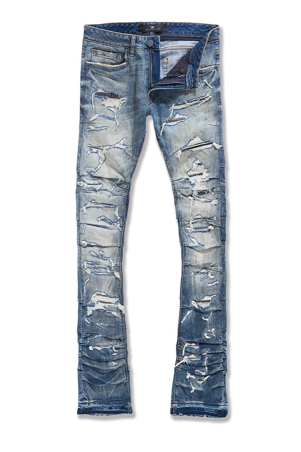 JC Stacked Ripple Effect Denim Desert  Storm JTF1157