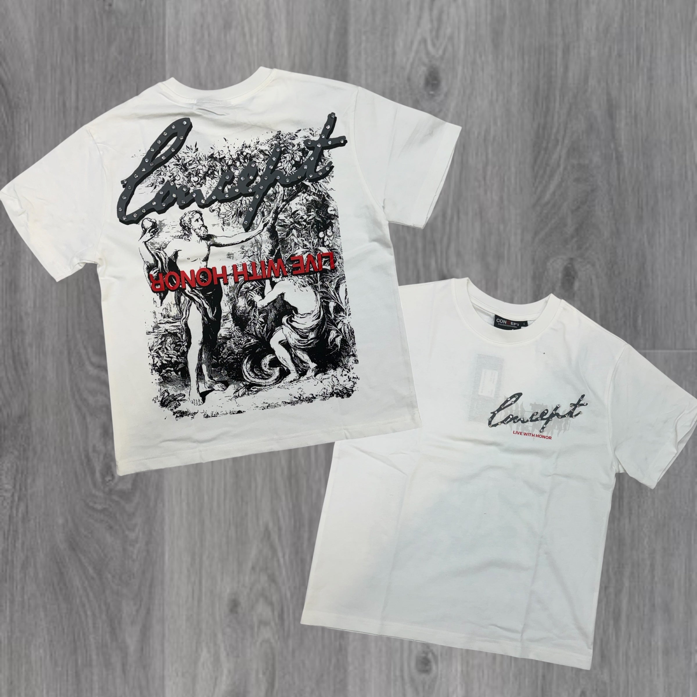 Concept - Live Honor Tee - White - 81