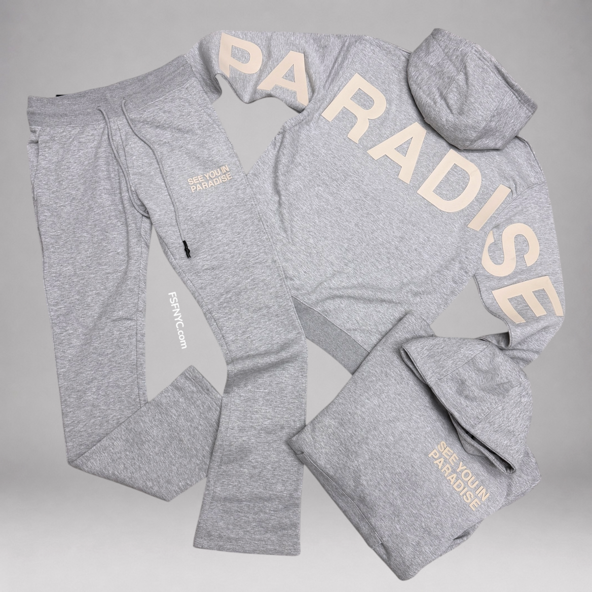 SYP - Stacked See you in Paradise Set - Grey - 8816