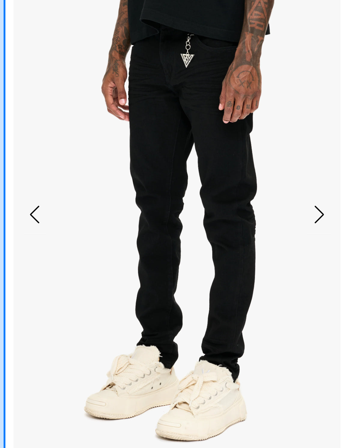 Valabasas - MR SLIM Stretch Denim - Jet Black - 1004