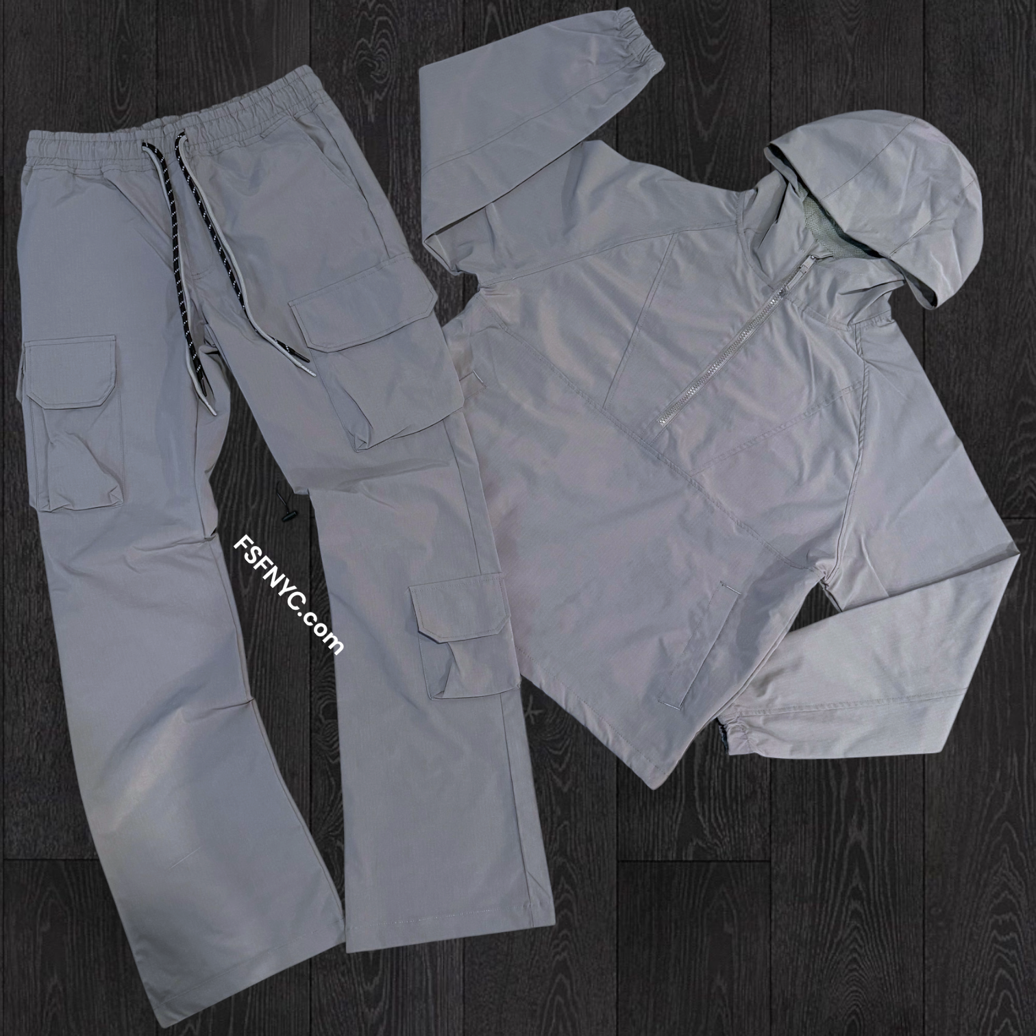 Baruda - windbreaker Anorak Set - Grey  - 802