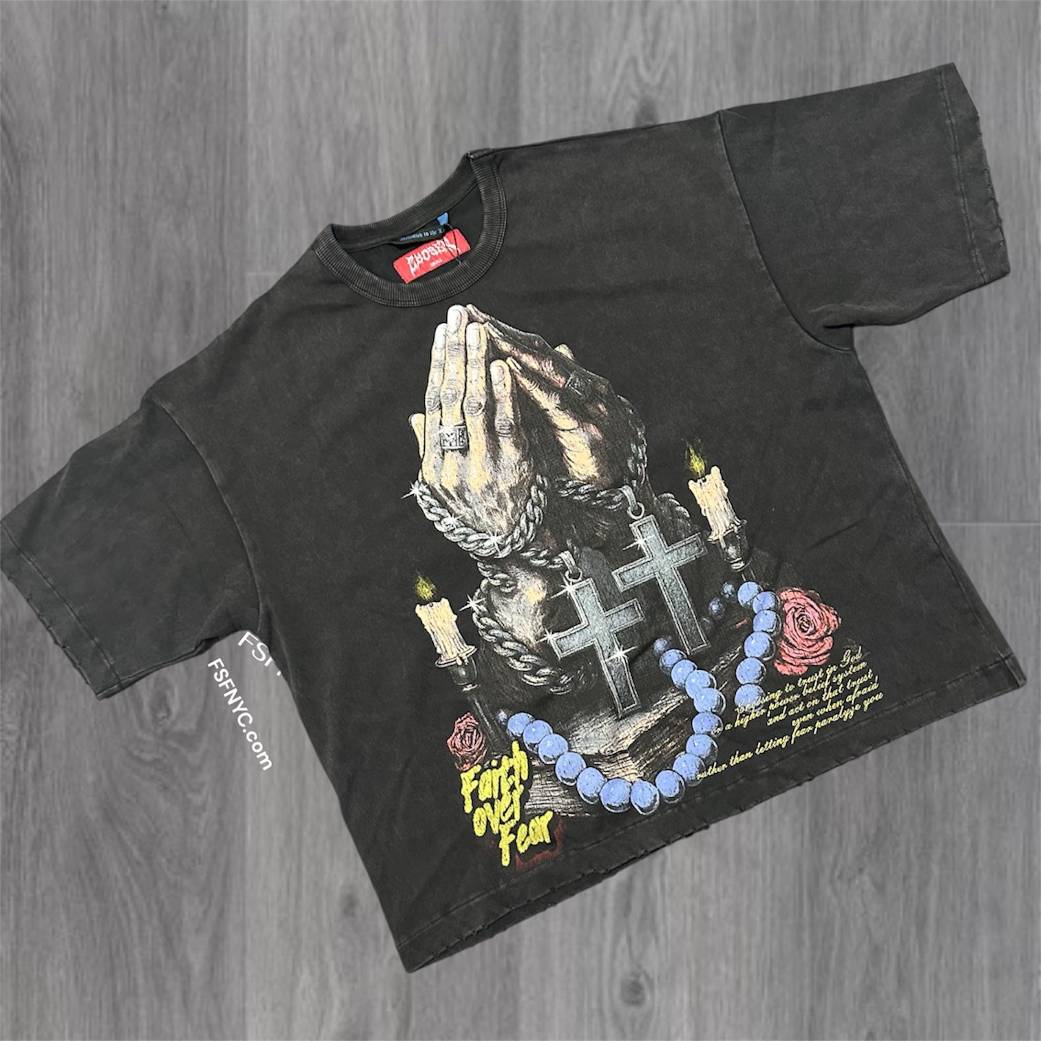 Have Faith T-shirt - Black - 6164