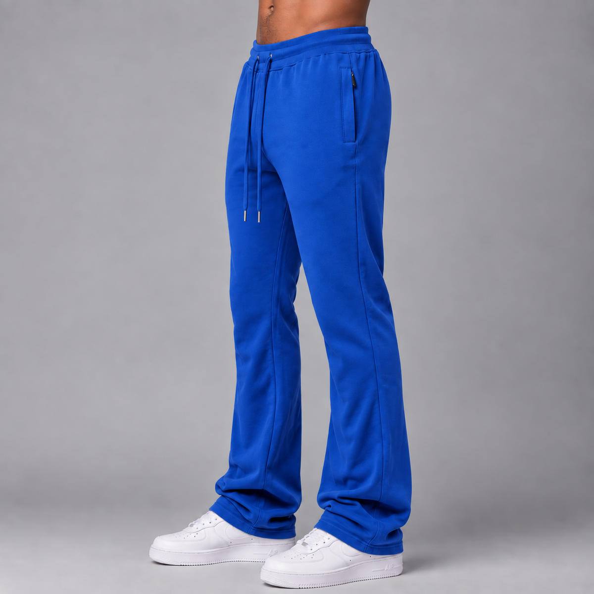 Narr - Stacked Sweat Pants - Royal - P1030