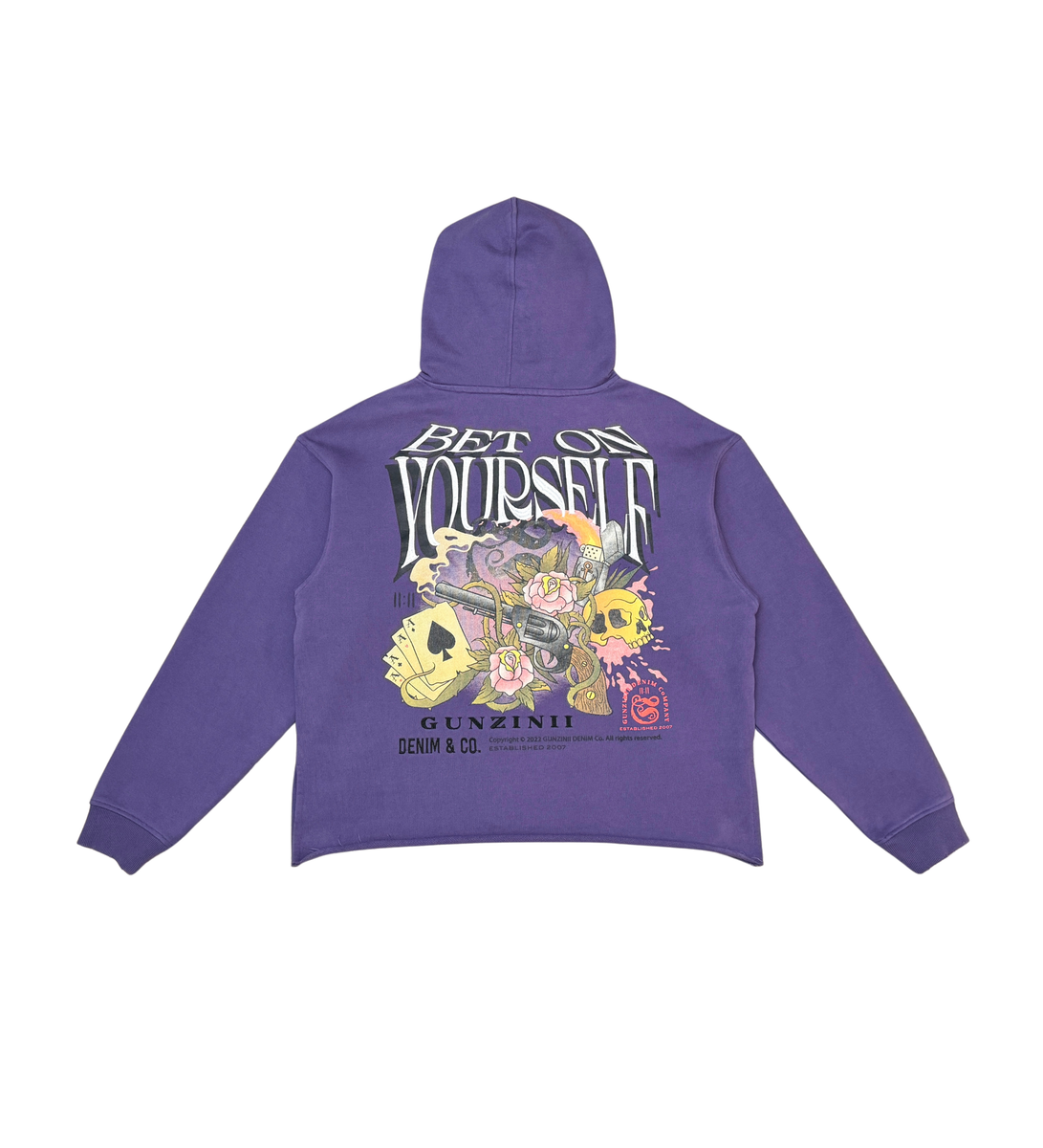 Gunzinii - Bet On Yourself Hoodie - Purple - GZ505