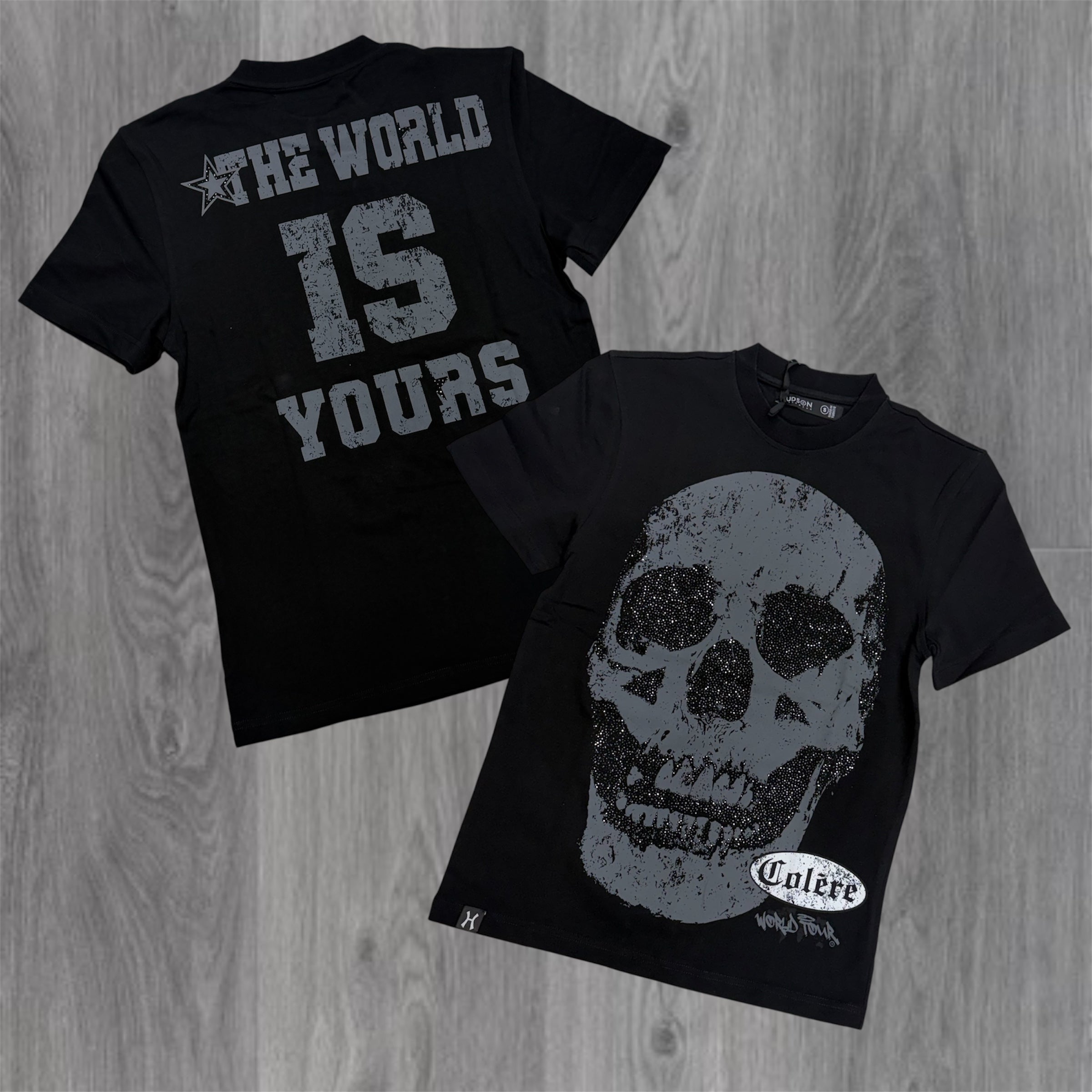 HDSN -  Skull Tee - Black 667