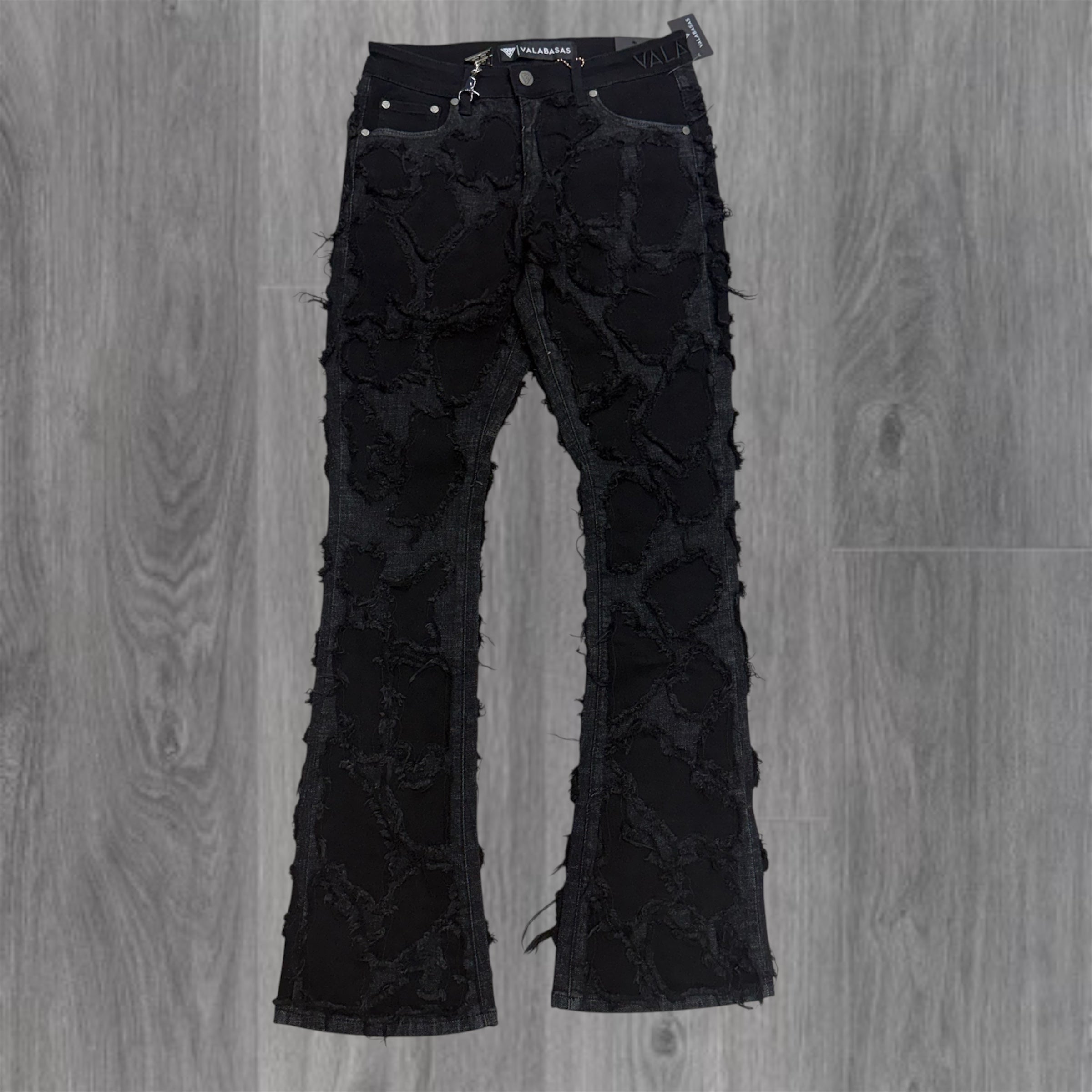 Valabasas - Canyon Stacked Denim - Black Wash - 1120