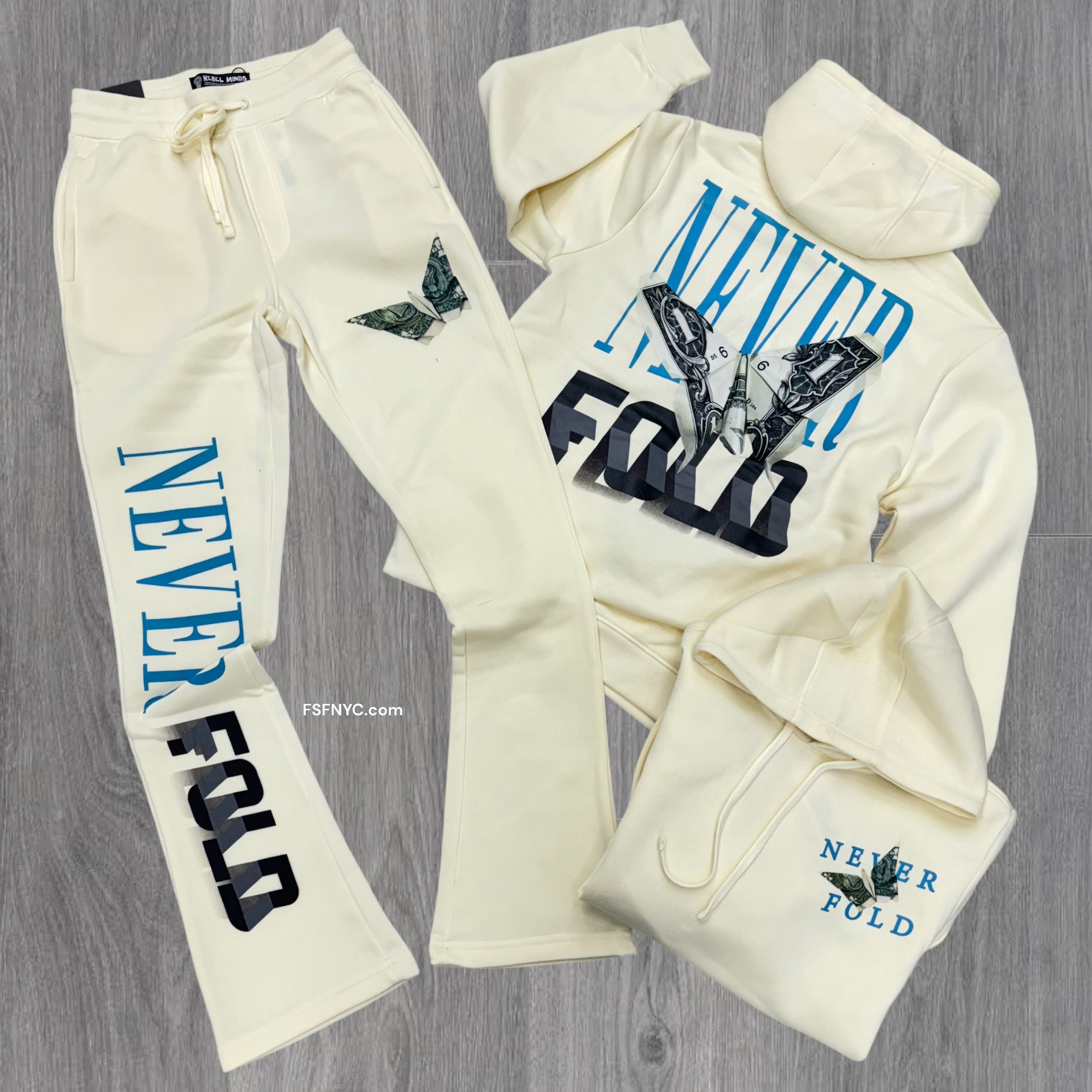 Never Fold Sweat Suit Cream 331 431