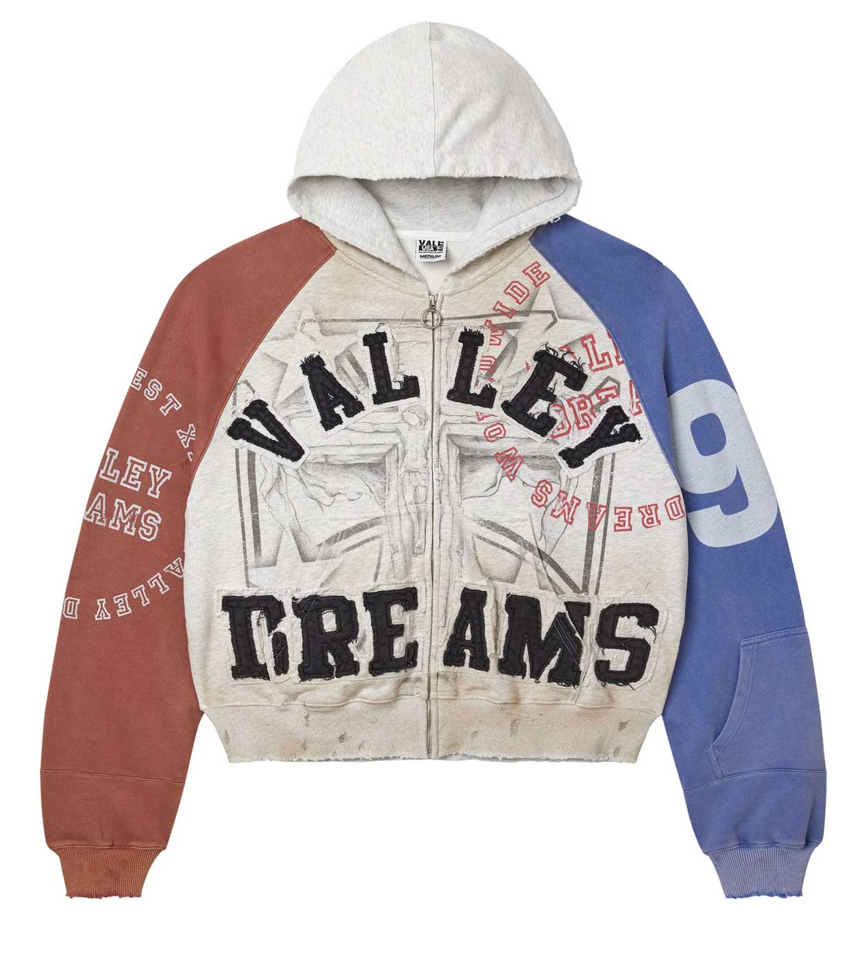 Vale Lives Color Block Zip Up