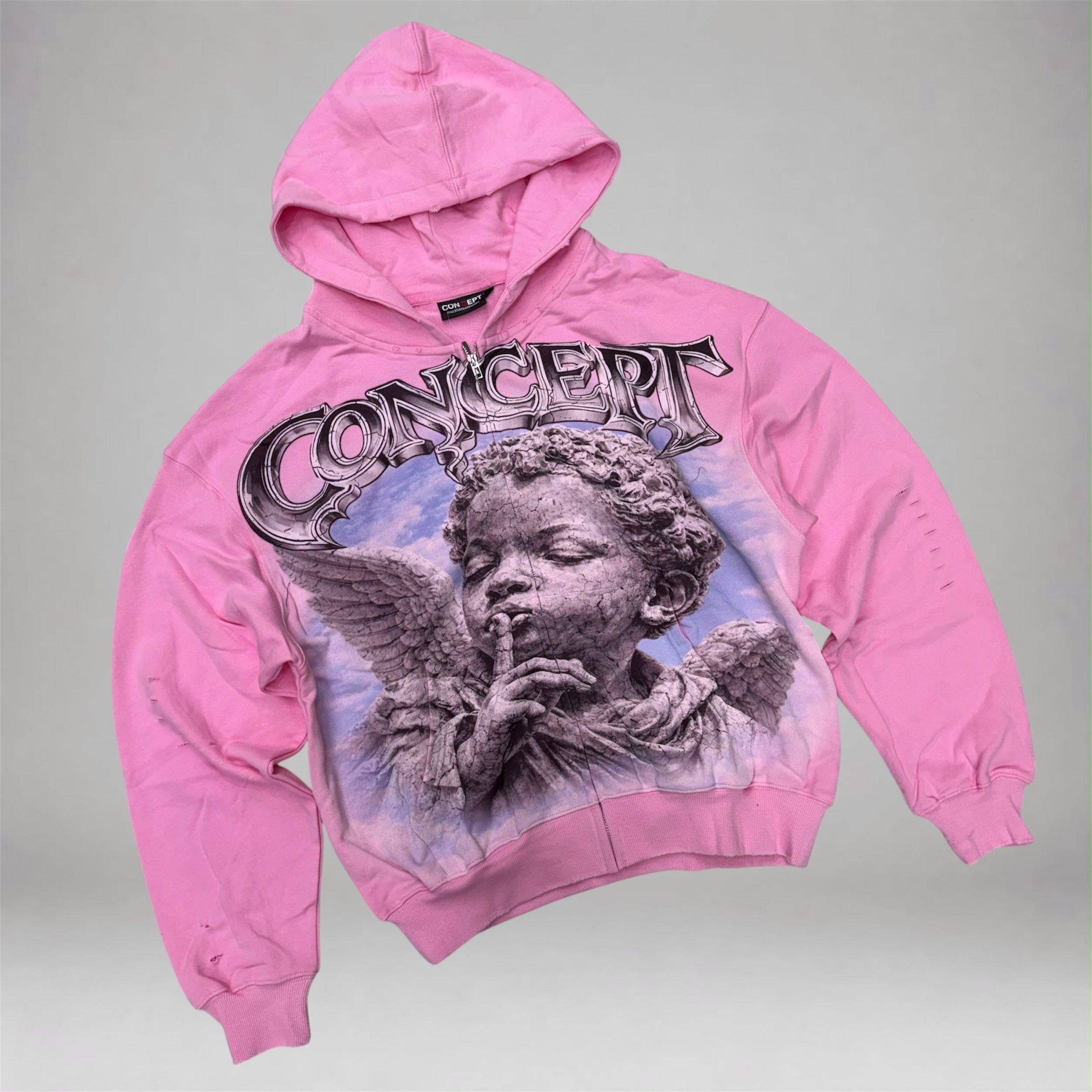 Con - Cherub 2  Zip Hoodie - Pink 8