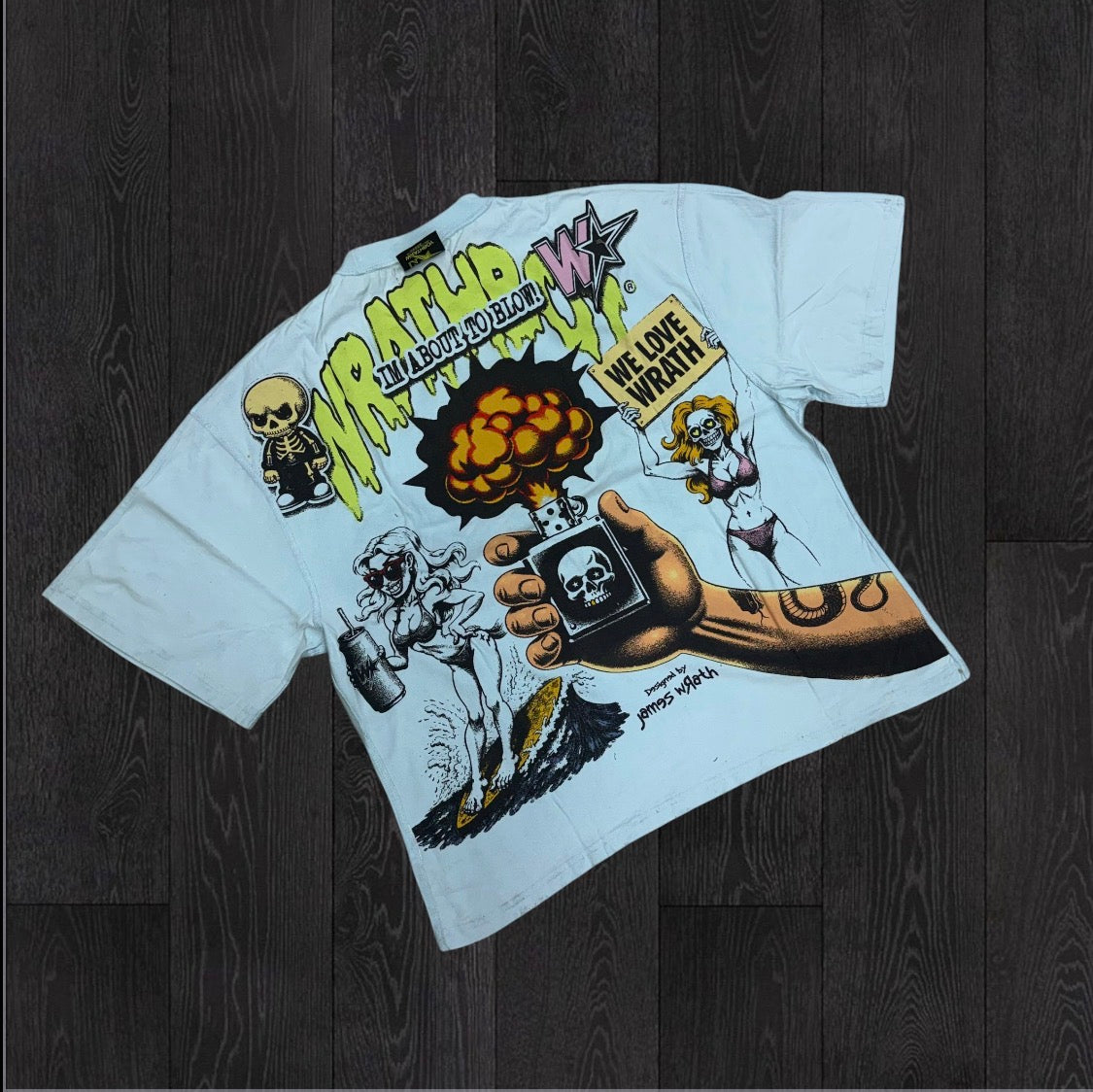 Wrath - We Love Wrath Tee - Light Blue 624