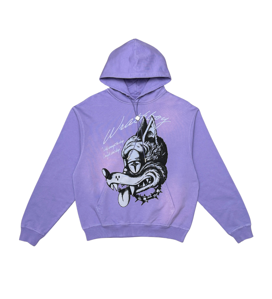 WRATHBOY - Wolf Gothic Hoodie - Orchid - 100