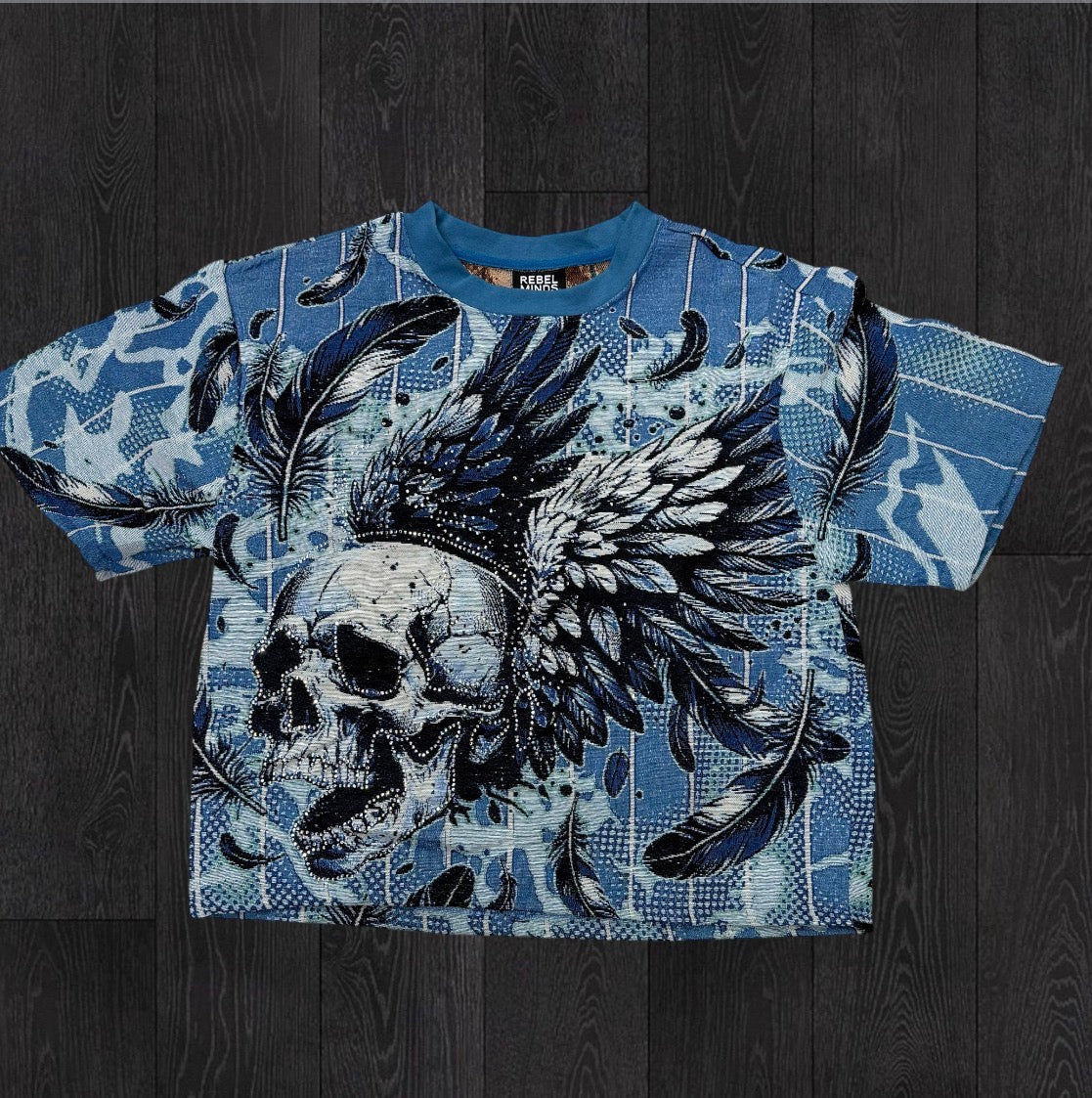 Rebel - Tapestry Shirt - Blue - 703