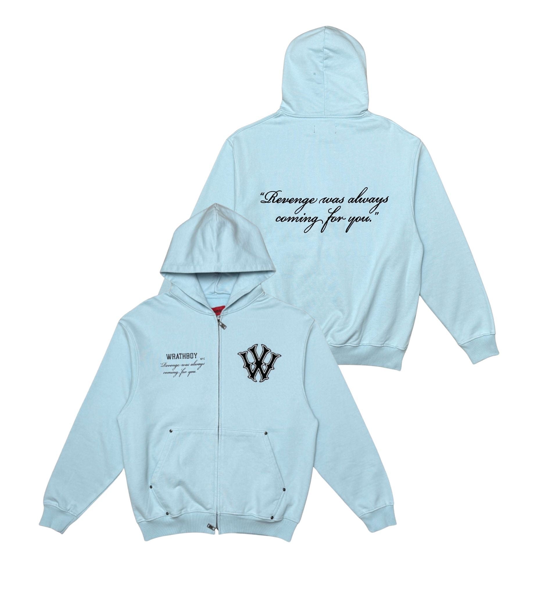 WrathBoy revenge crown Vintage hoodie water