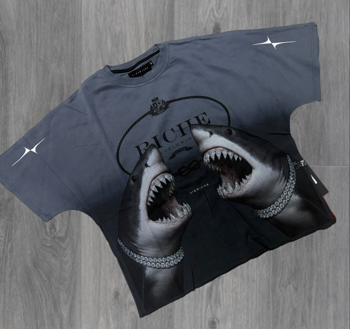 VR - Shark T-shirt - Grey - 2007