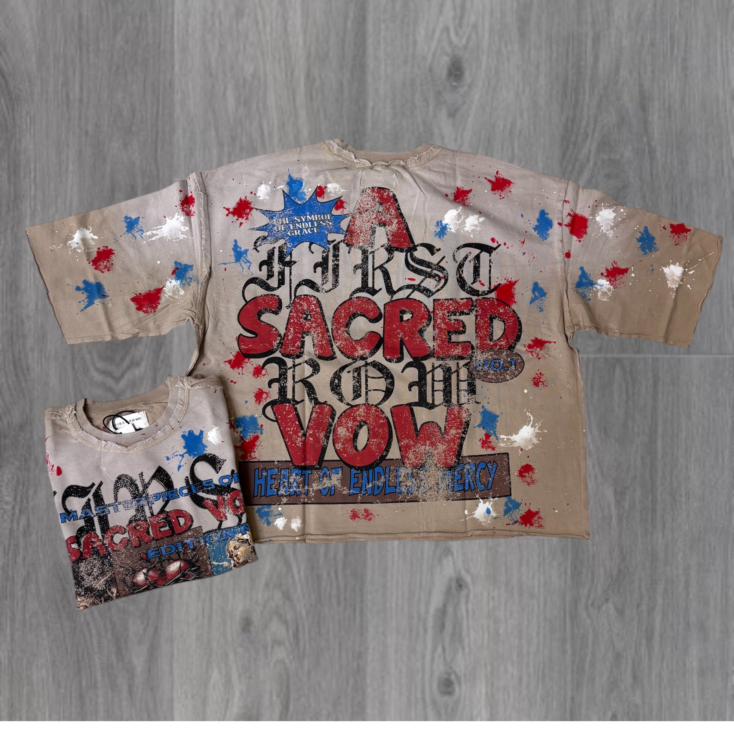 FR - “Splatter” TEE - KHKI - 1026