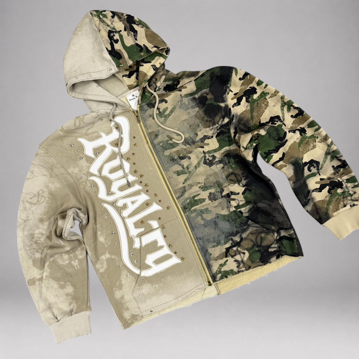Rise - Royalty Color Block Hoodie -  camo - F532