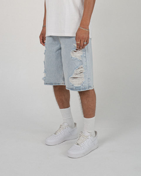 EPTM The Bandit Denim Shorts Blue