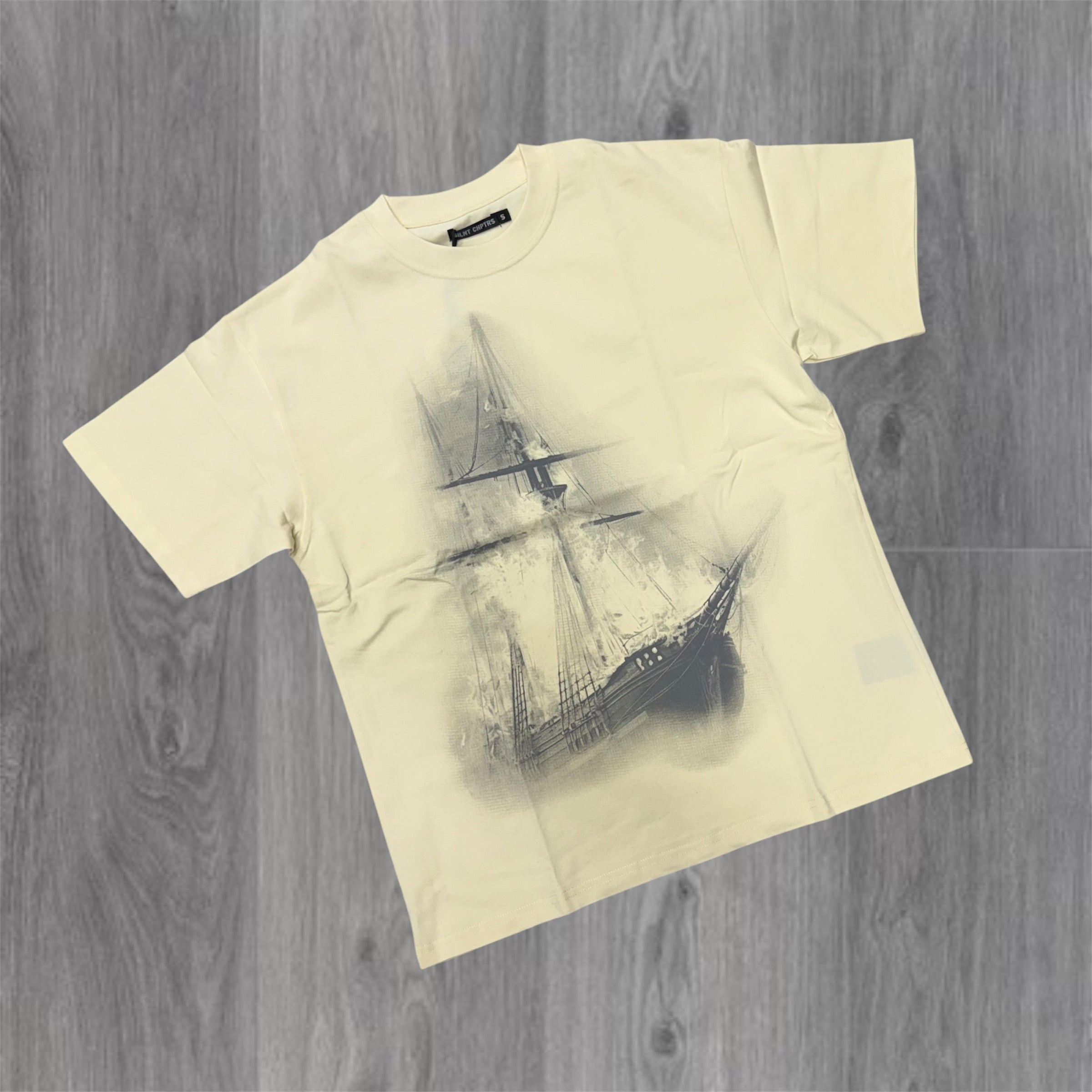 Silnt - Burn Ships Tee - Cream 005