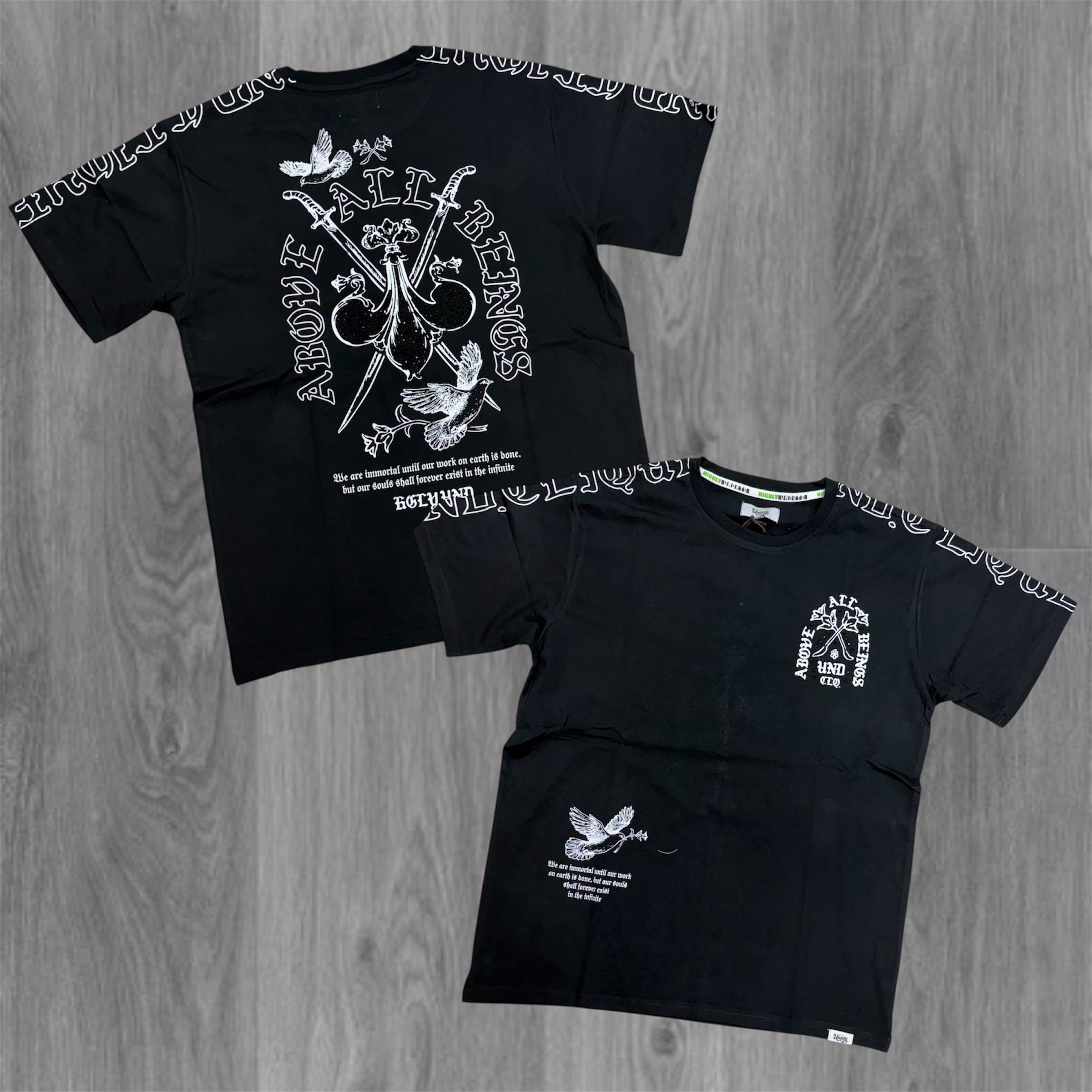 UNDRTD - Above All -shirt - Black - 6110