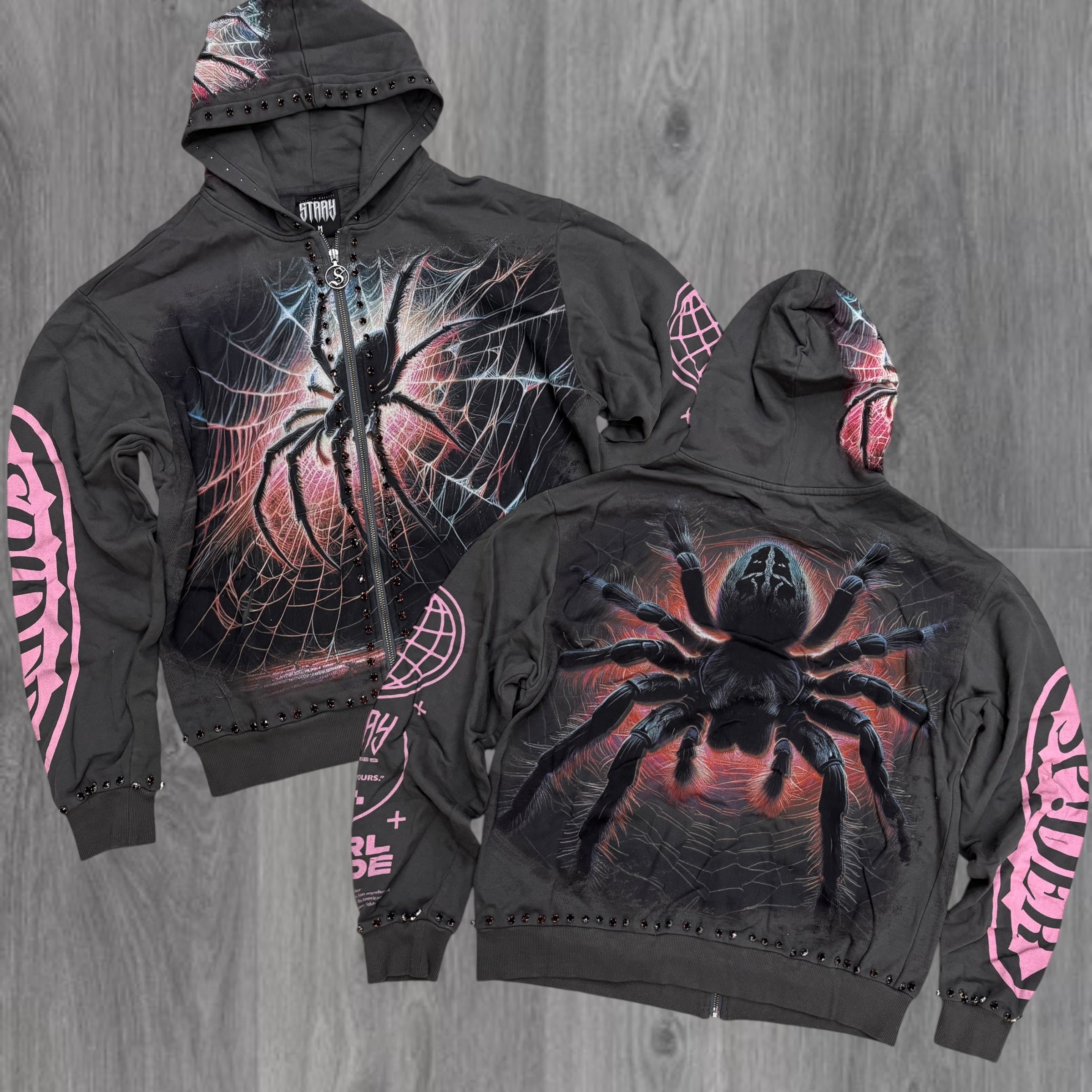 Stray - WEB Zip Up Hoodie - CHRCL - 1546