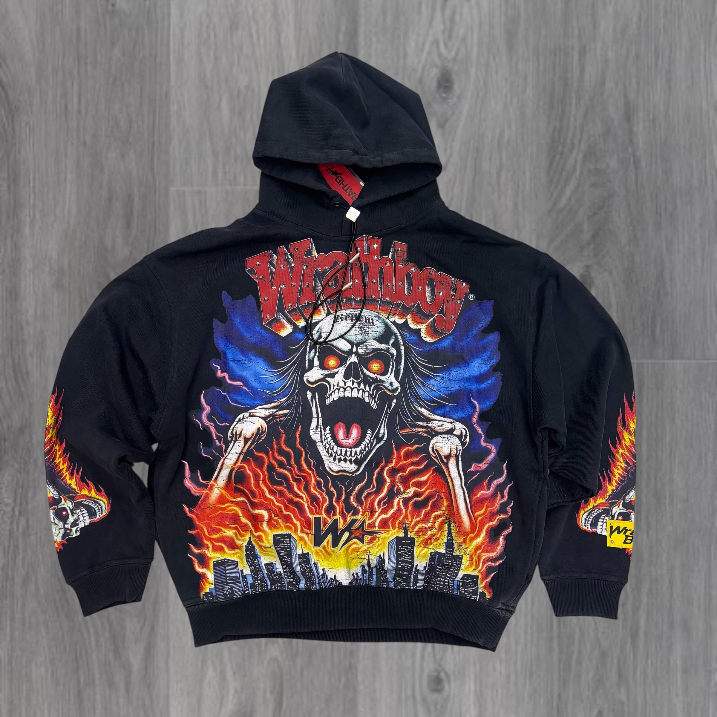 WRATH -NO HARD FEELINGS Hoodie - BLK - 151