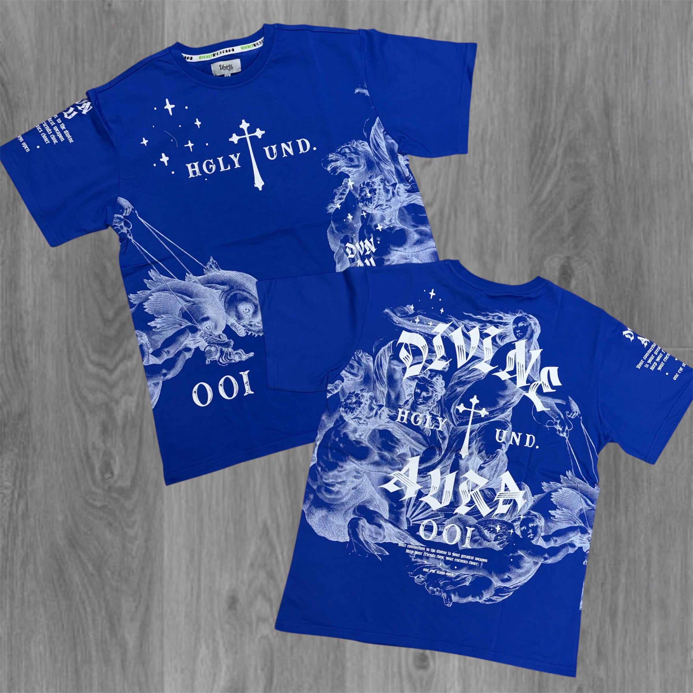 UNDRTD - Devine T-shirt -  Royal - 6109