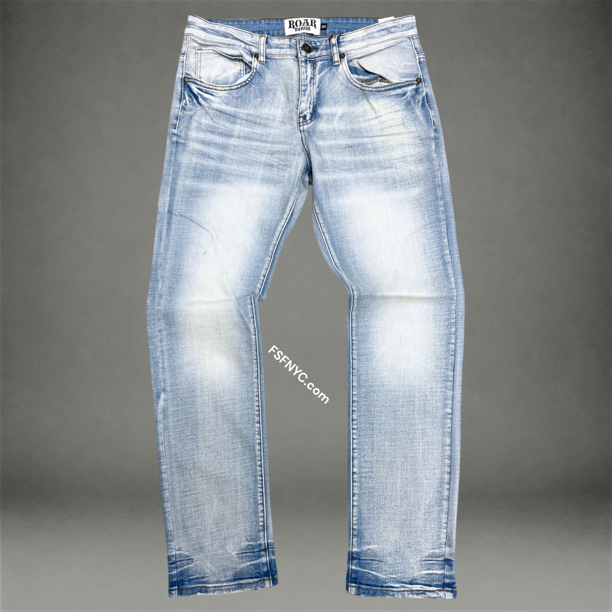 Roar - Clean Slim Denim - Lt Sand Blue 43410