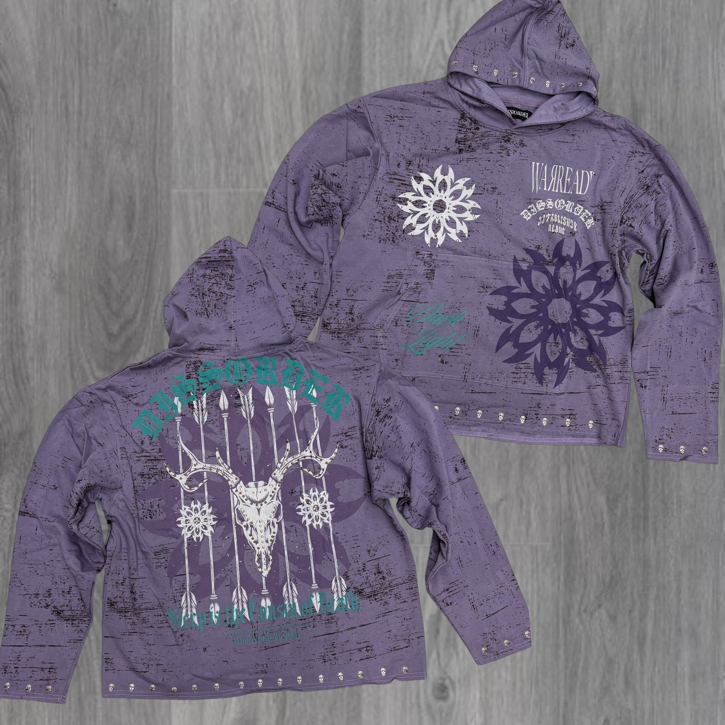 DISORDER - WAR READY Hoodie - Lavender - 369
