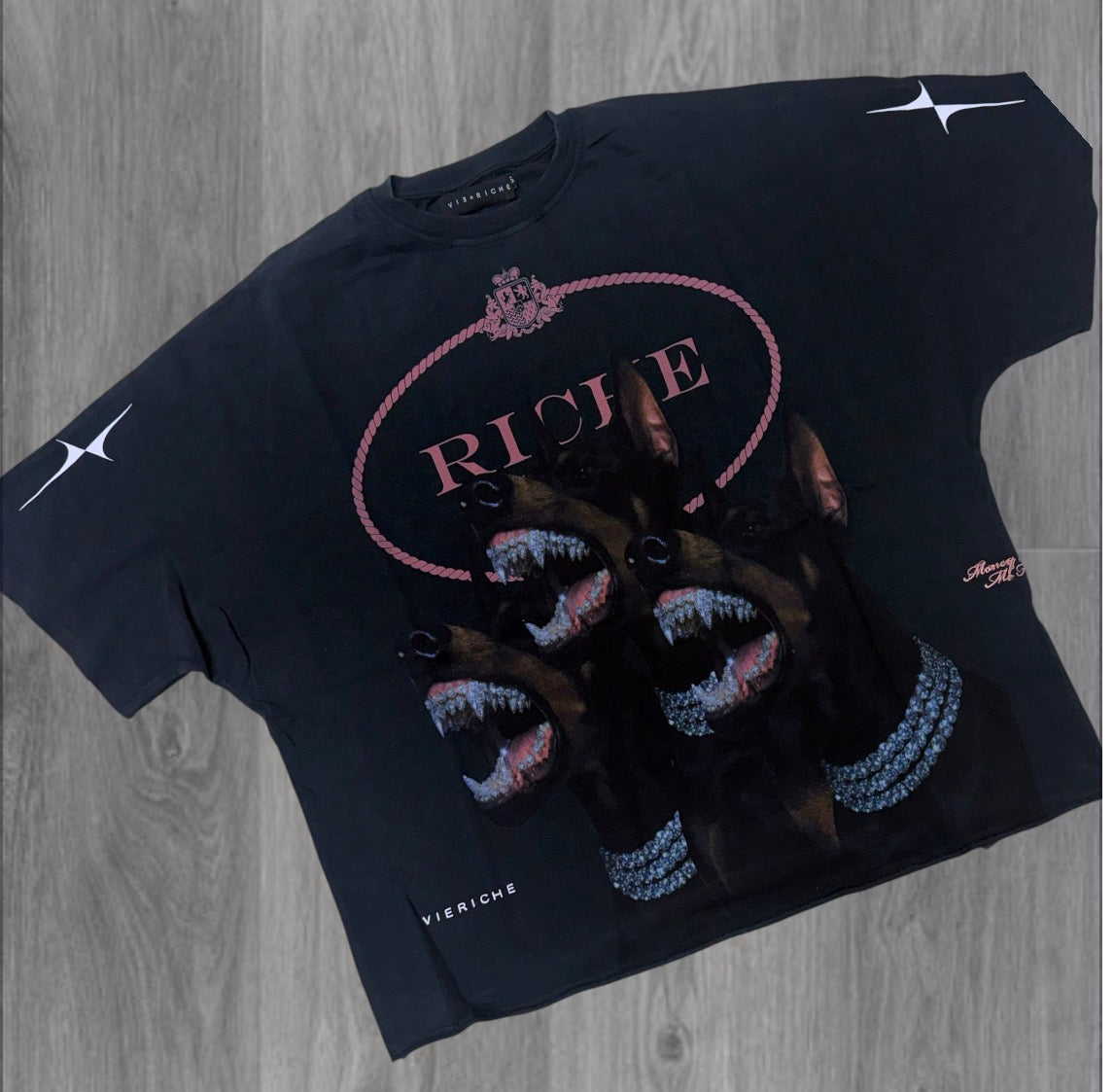 VR - Heavenly Dog T-shirt - Black - 2006
